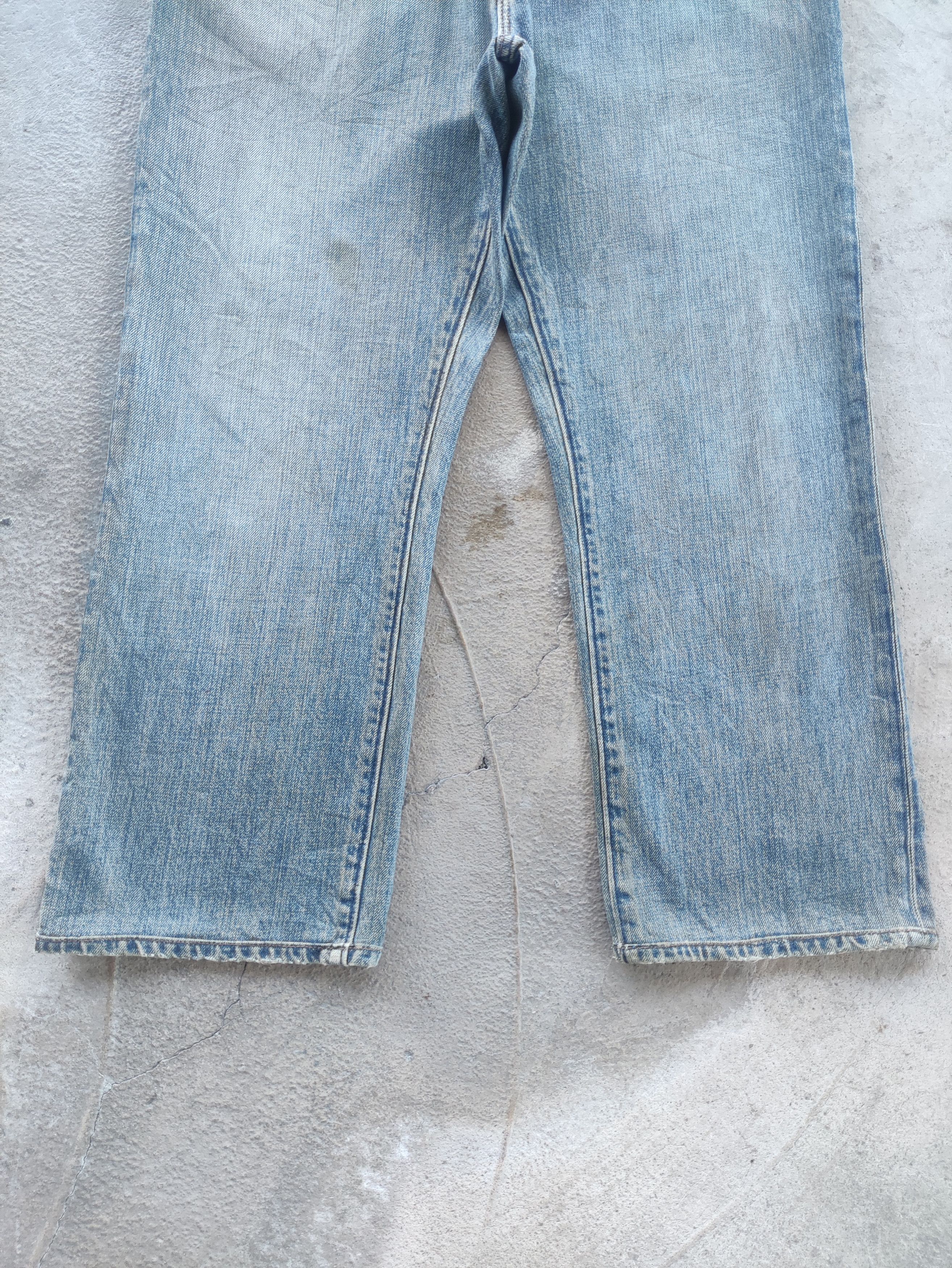 Gap Vintage Gap 1969 Selvedge Jean Distressed Faded Denim Size US 34 / EU 50 - 4 Thumbnail