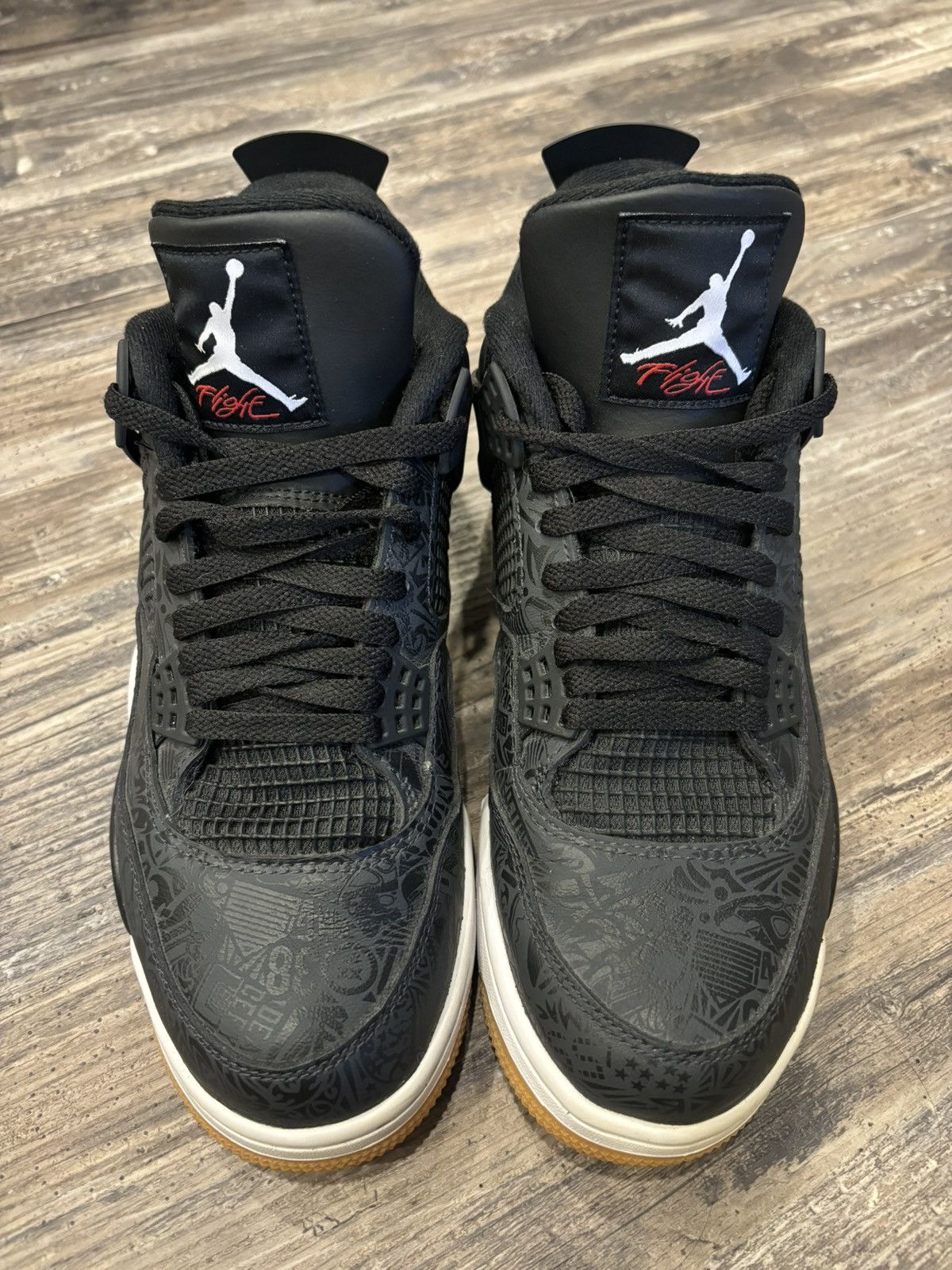Jordan Brand Jordan 4 Retro Laser Black Gum - Size 11 Size US 11 / EU 44 - 4 Thumbnail