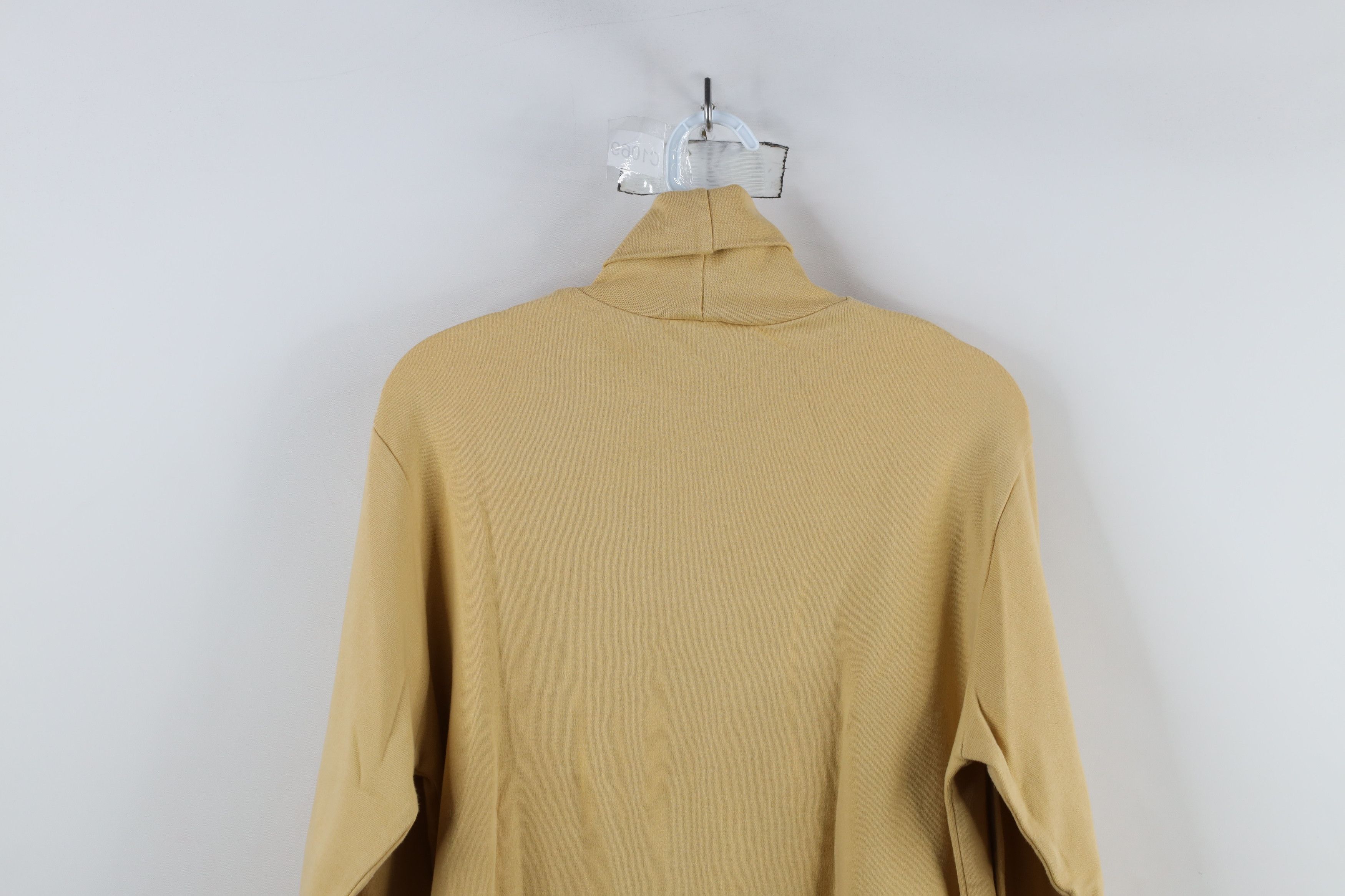 Vintage × Woolrich Woolen Mills Vintage 90s Woolrich Blank Turtleneck T-Shirt Wheat Brown Size M / US 6-8 / IT 42-44 - 10 Thumbnail
