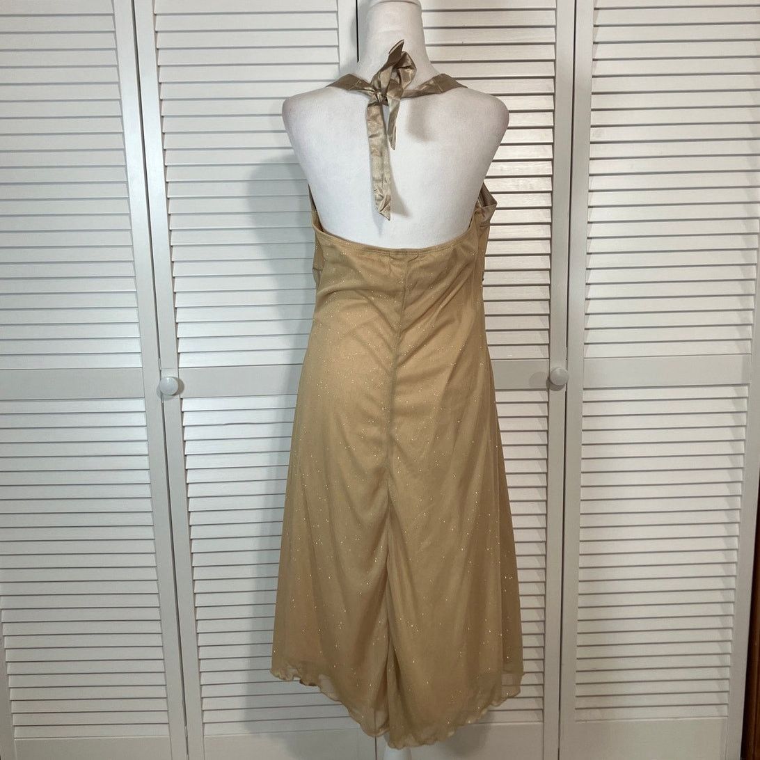 Other Three Pink Hearts Trixxi Gold Sparkly Dress Juniors XL Size XL / US 12-14 / IT 48-50 - 3 Thumbnail