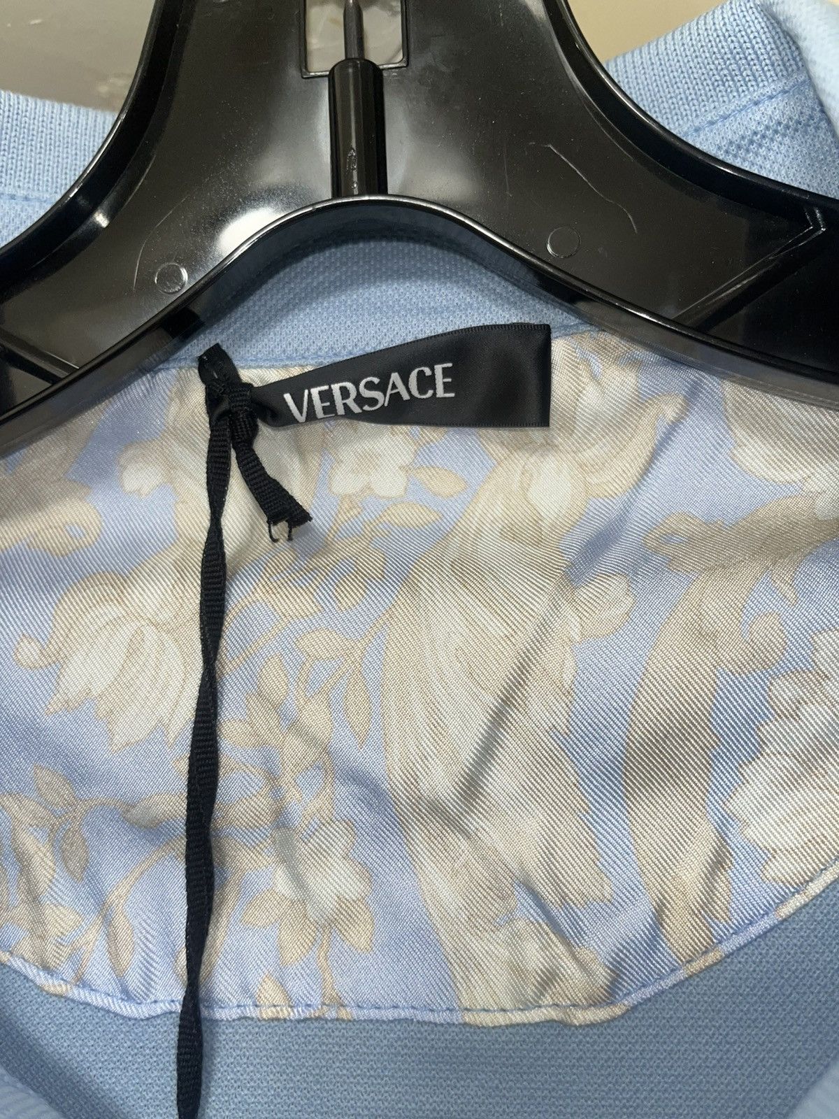 Versace Versace Blue Polo Shirt Sz XL Size US XL / EU 56 / 4 - 13 Thumbnail