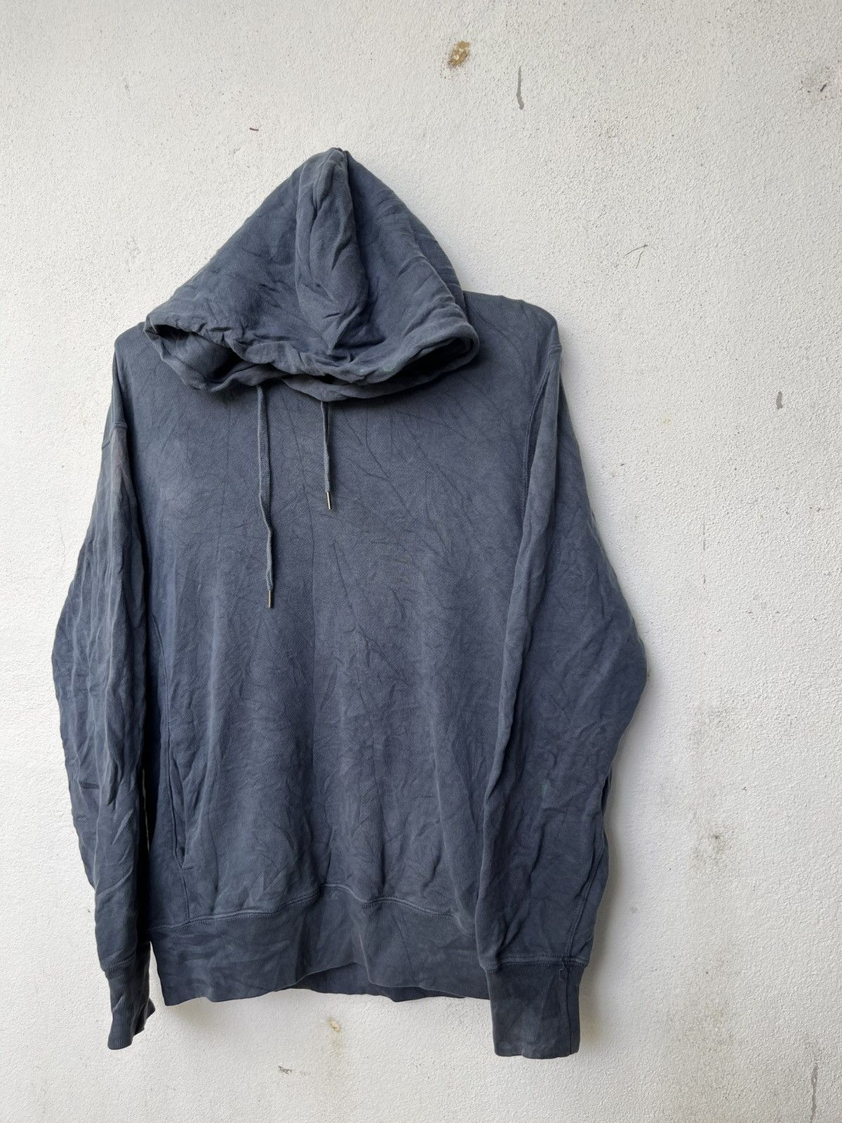 Japanese Brand 💥Uniqlo Worn Out Sunfaded Dirty Blank Sweatshirts Size US L / EU 52-54 / 3 - 3 Thumbnail