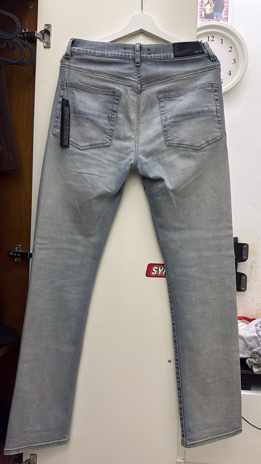 Amiri Amiri stack denim jeans antique indigo Size US 30 / EU 46 - 2 Thumbnail