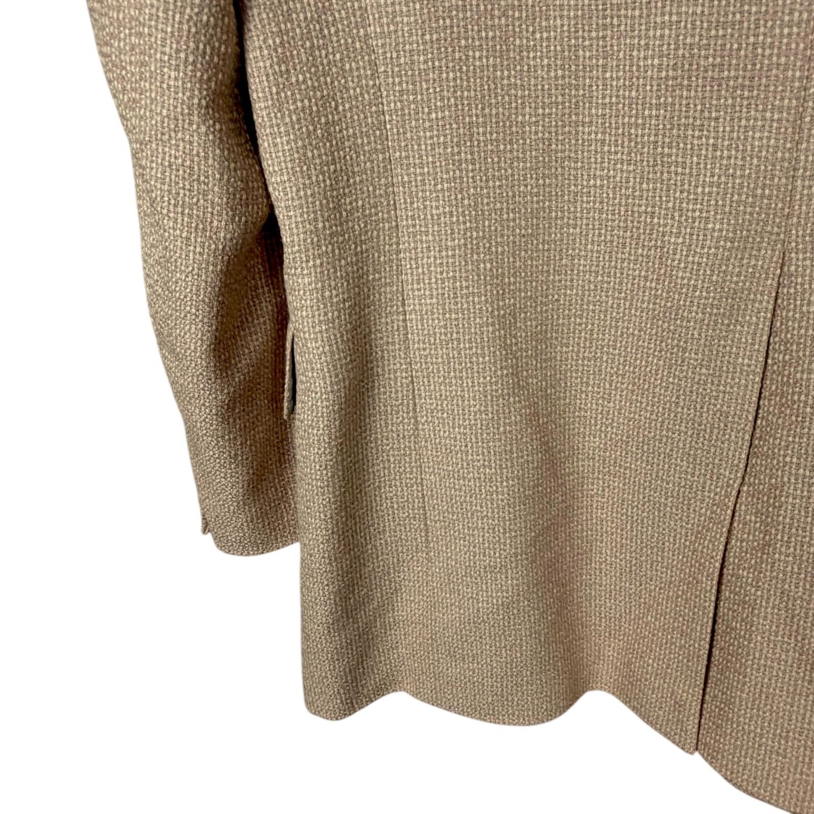 Polo Ralph Lauren Vintage 90s Polo University Club Mens 40R Wool Tweed Blazer Size 40R - 9 Thumbnail