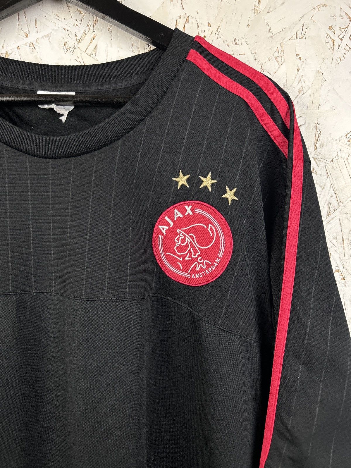 Adidas Adidas Ajax Amsterdam 2015/16 Training Sweatshirt Crewneck Size US XXL / EU 58 / 5 - 2 Thumbnail