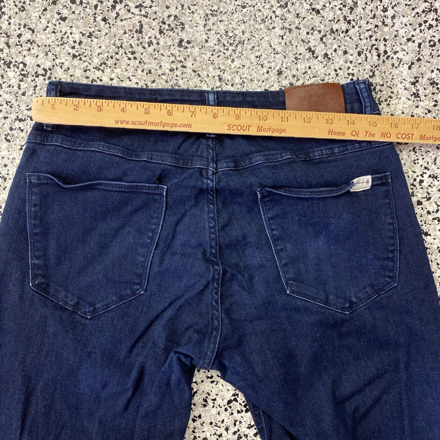 Vintage Barbell Jeans Mens 28(31x31.5) Blue Stretch Athletic Fit Denim USA Shirt? Size US 31 - 5 Thumbnail