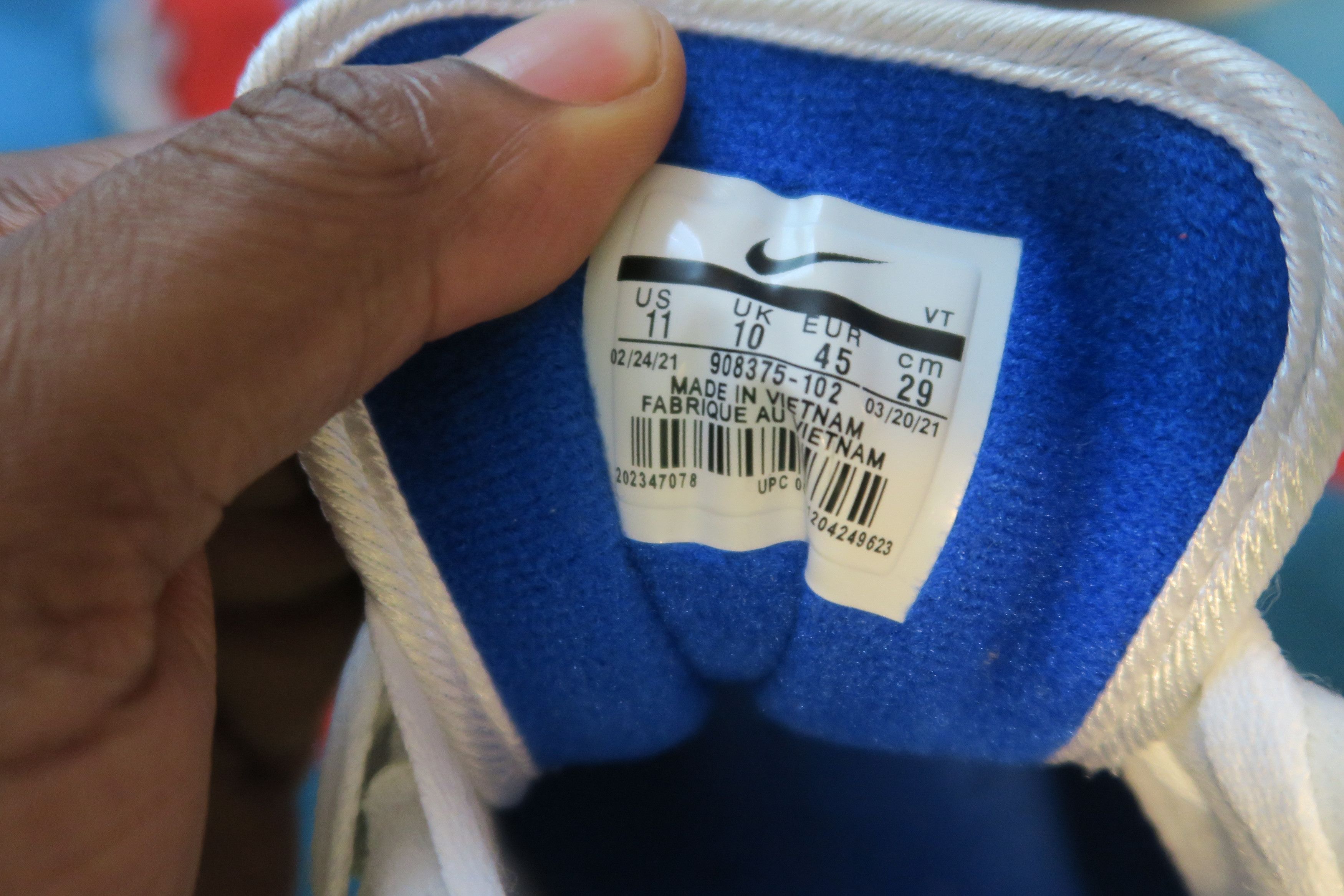 Nike Nike Air Max 1 Anniversary Royal (2021) Sz 11 Size US 11 / EU 44 - 6 Thumbnail