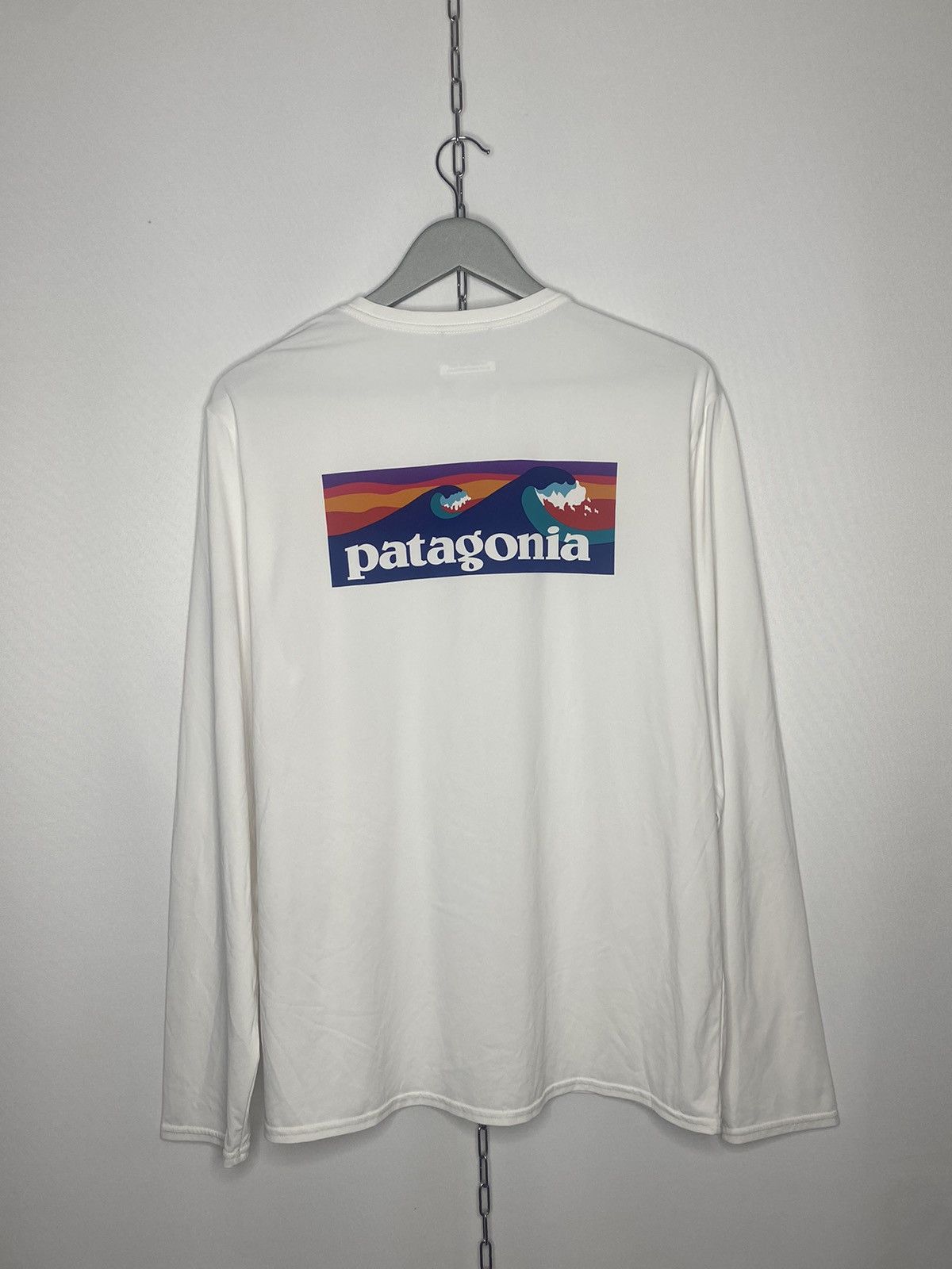 Patagonia × Vintage 🔥Patagonia Big Logo Long Sleeve T-Shirt Rare Hype Y2K🔥 Size US L / EU 52-54 / 3 - 1 Thumbnail