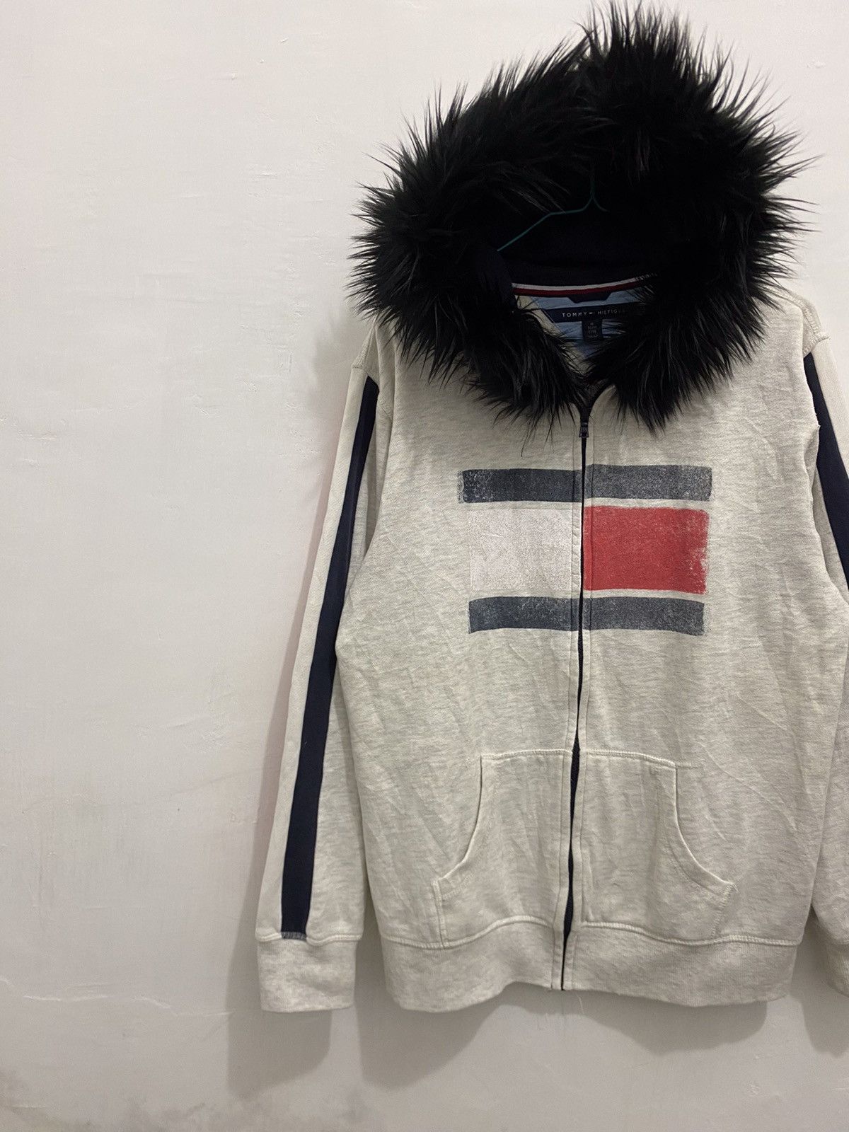 14th Addiction 💥LGB💥Tommy hilfiger Fur Zipper Hoodie LGB Style Size US L / EU 52-54 / 3 - 3 Thumbnail