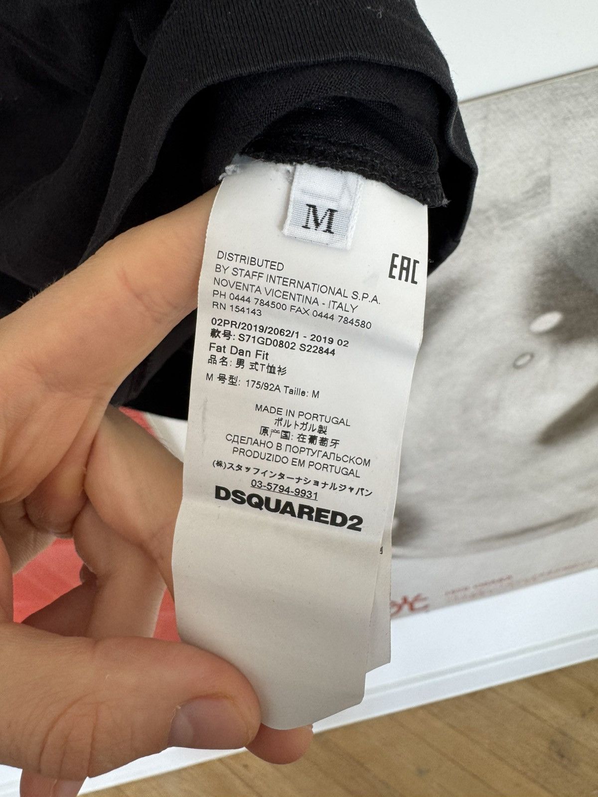 Dsquared2 Dsquared2 Skull Logo Brothers Tee Thunder Print Designer Size US M / EU 48-50 / 2 - 4 Thumbnail