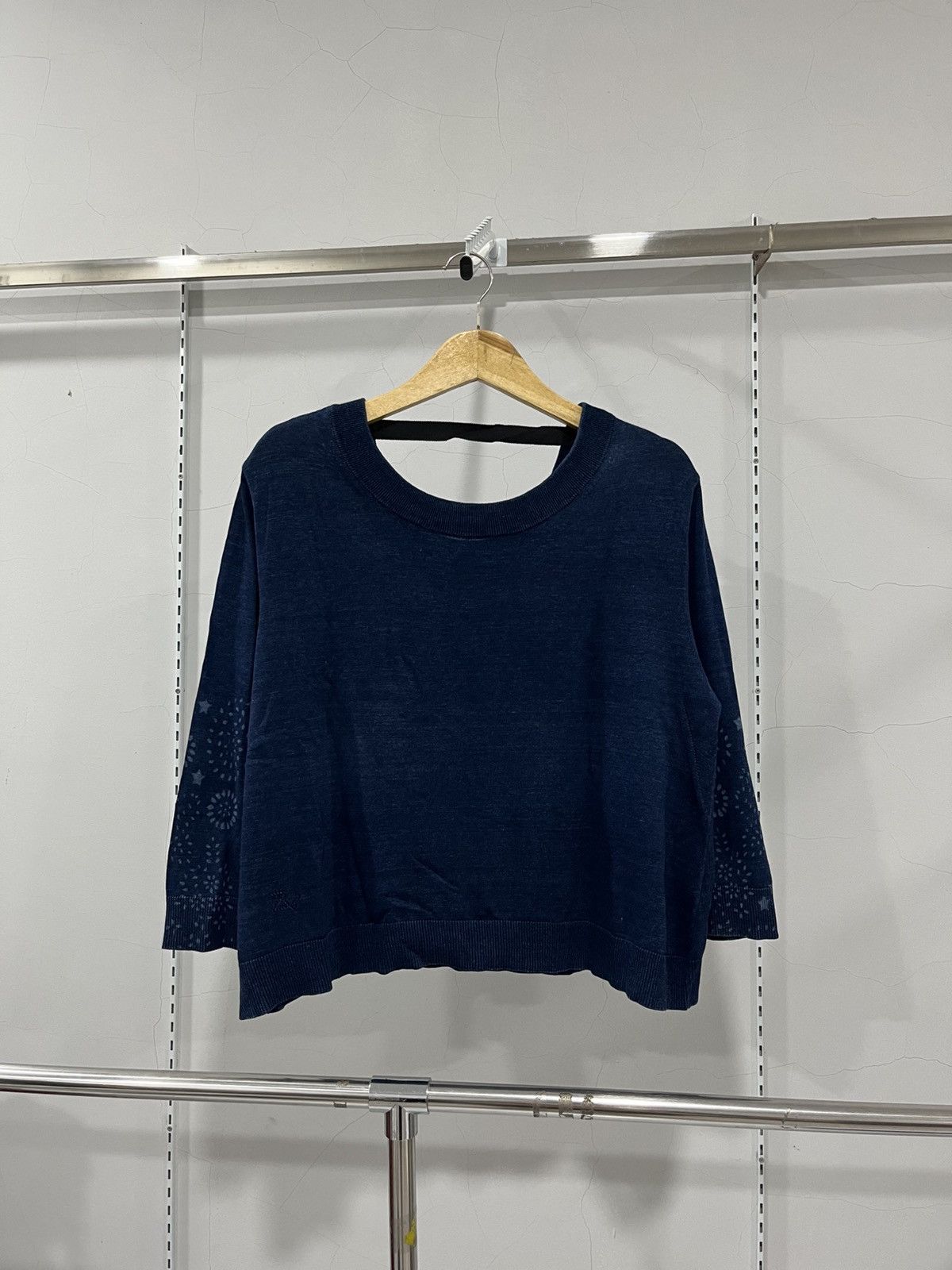 Zadig & Voltaire Zadig & Voltaire Indigo Blue Flint Bis Round Neck Size S / US 4 / IT 40 - 1 Thumbnail