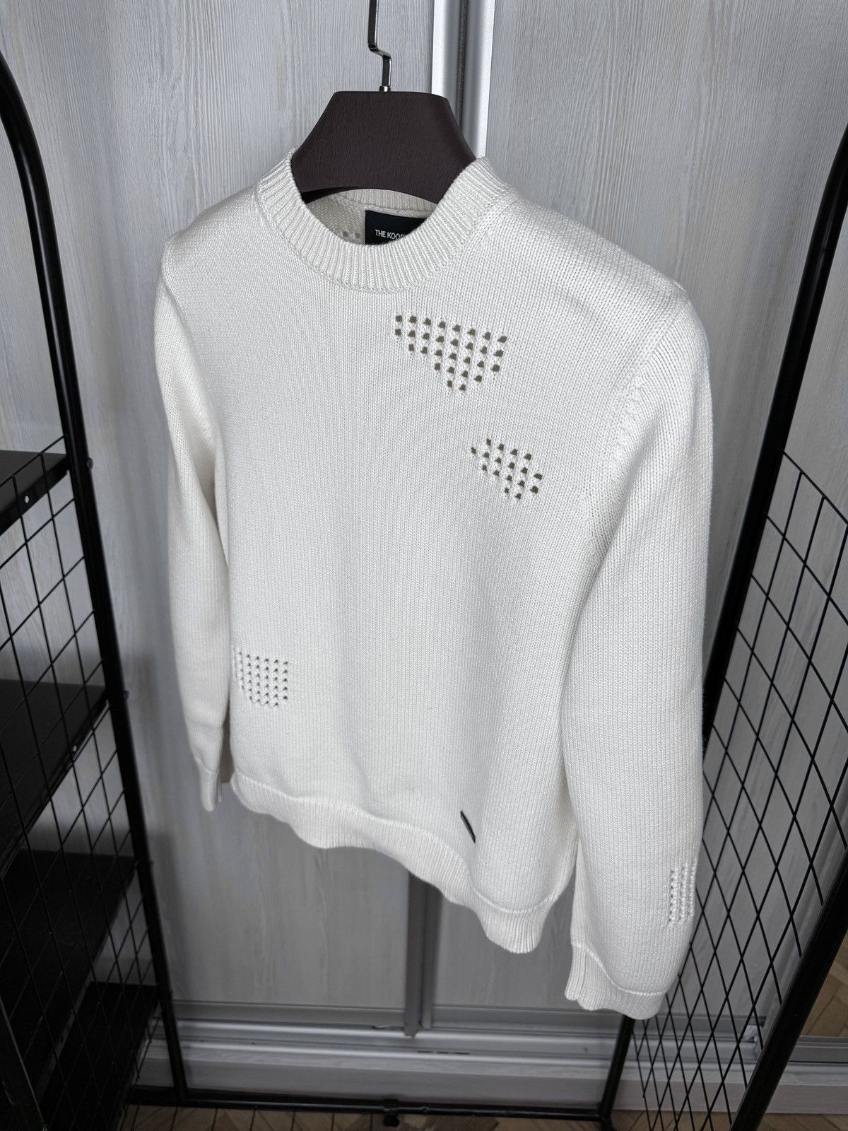 The Kooples The Kooples Paris Wool/Cotton distressed sweater unisex XS Size US XS / EU 42 / 0 - 7 Thumbnail