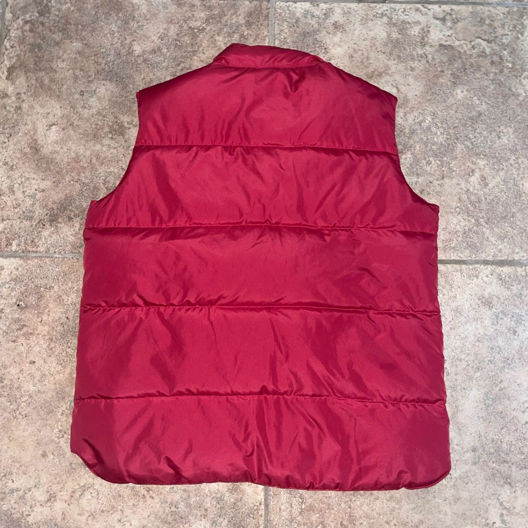 Vintage Cabela's Premier Northern Goose Down Puffer Vest Womens M Regular Red Pink Nylon Vest Size M / US 6-8 / IT 42-44 - 5 Thumbnail