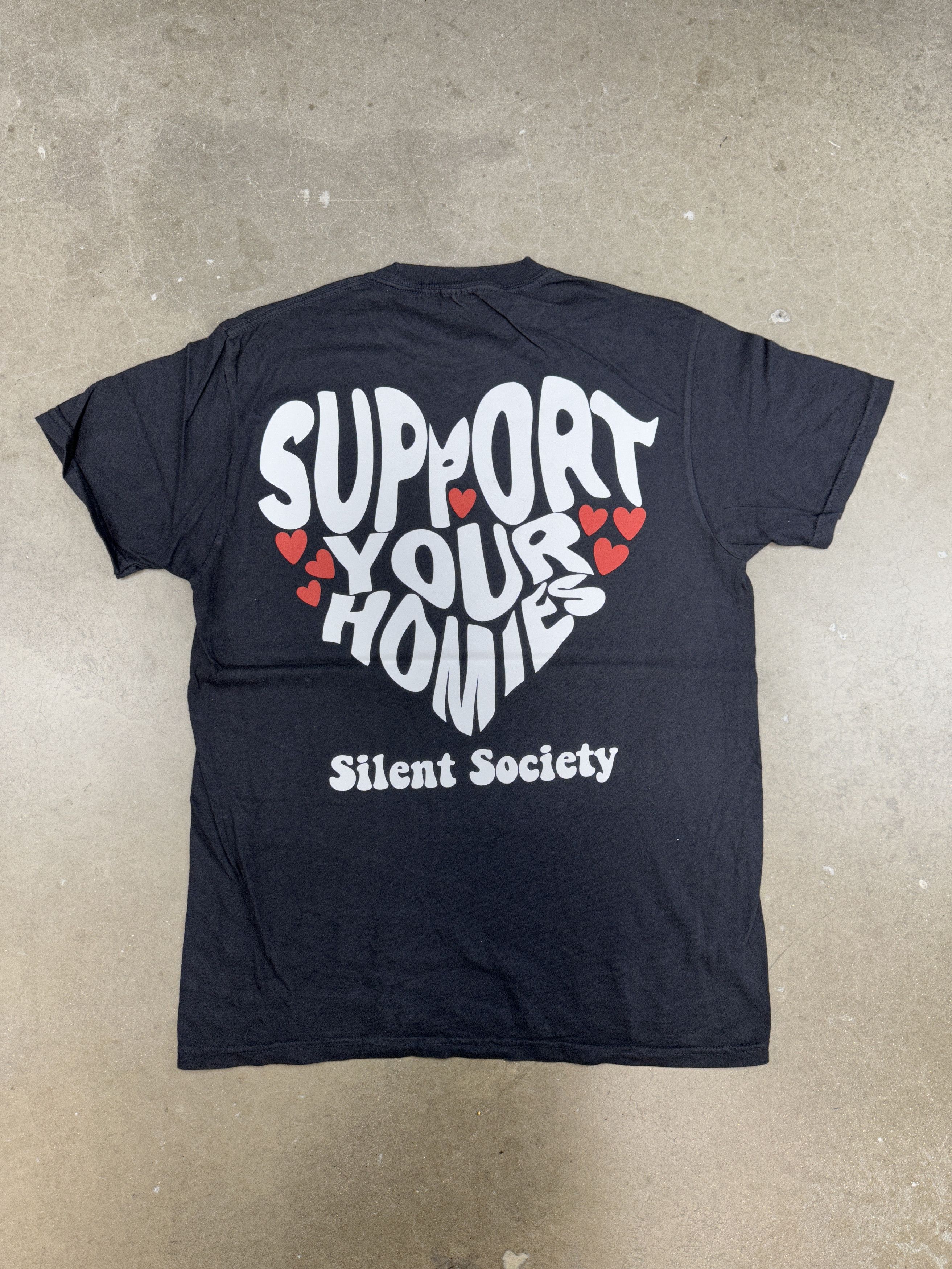 Other SILENT SOCIETY SUPPORT YOUR HOMIES TEE- M Size US M / EU 48-50 / 2 - 1 Thumbnail