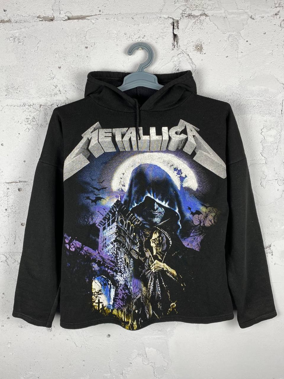 Band Tees Rare Vintage Hoodie AOP Metallica Gothic Hoodie Size US S / EU 44-46 / 1 - 1 Thumbnail