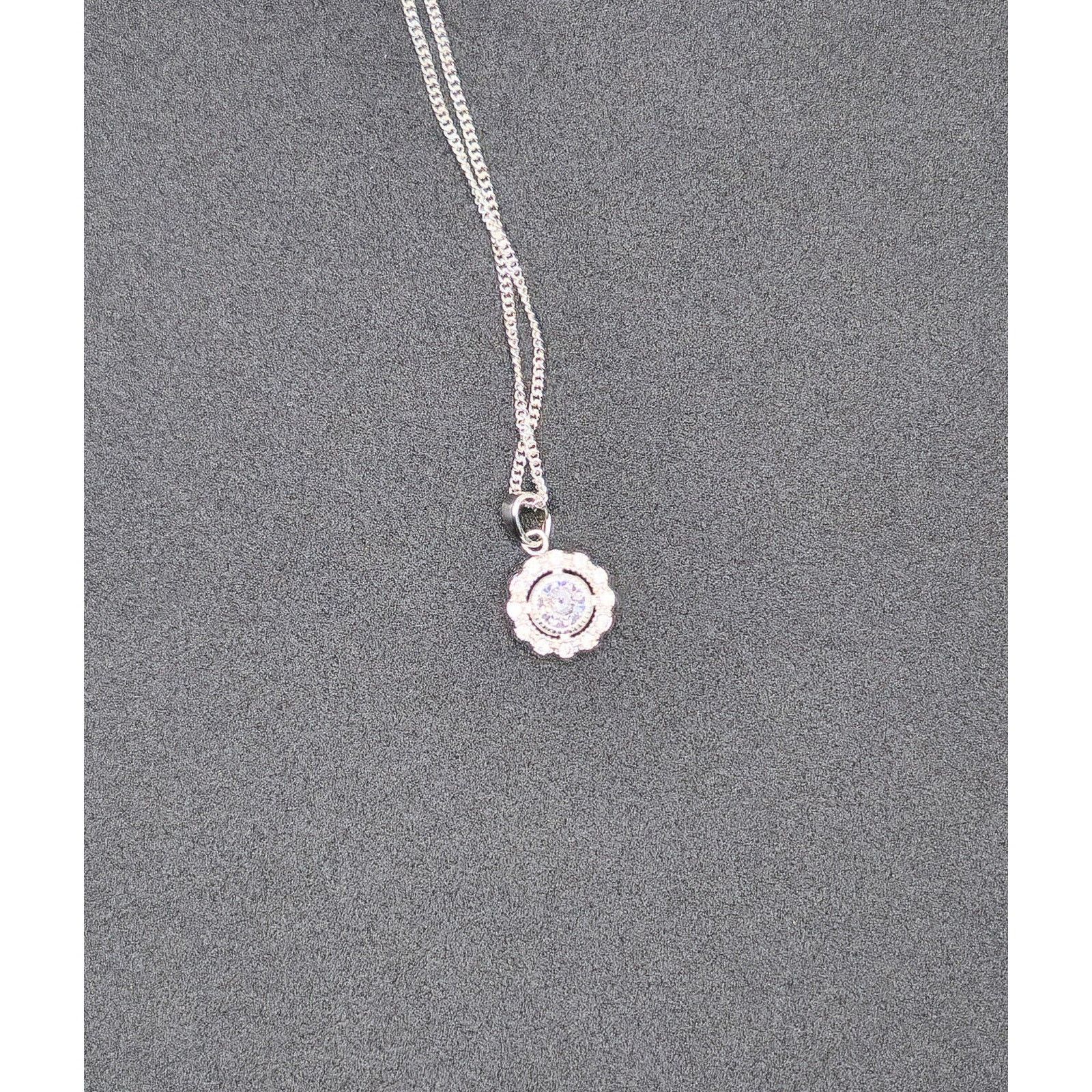 Other Double Halo Necklace Made with Swarovski Crystals | 18" Size ONE SIZE - 8 Thumbnail