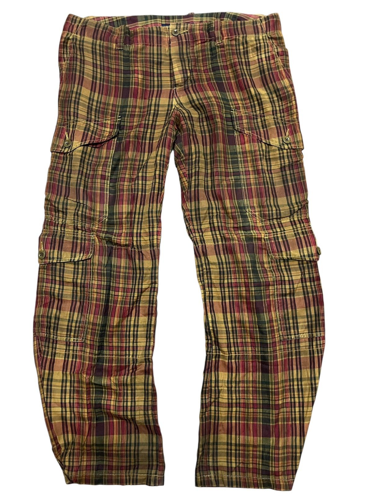 Polo Ralph Lauren 💥Polo RL Tartan Soft Cotton Cargo Pants Size US 36 / EU 52 - 3 Thumbnail