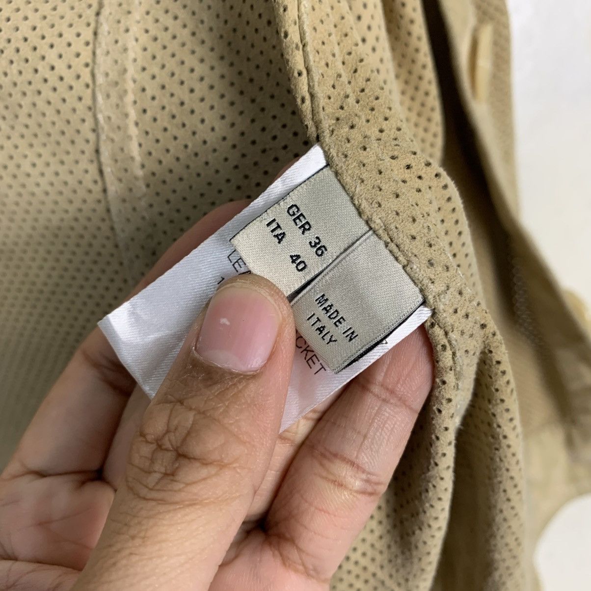 Aigner Aigner See Through Leather Jacket Size S / US 4 / IT 40 - 16 Thumbnail