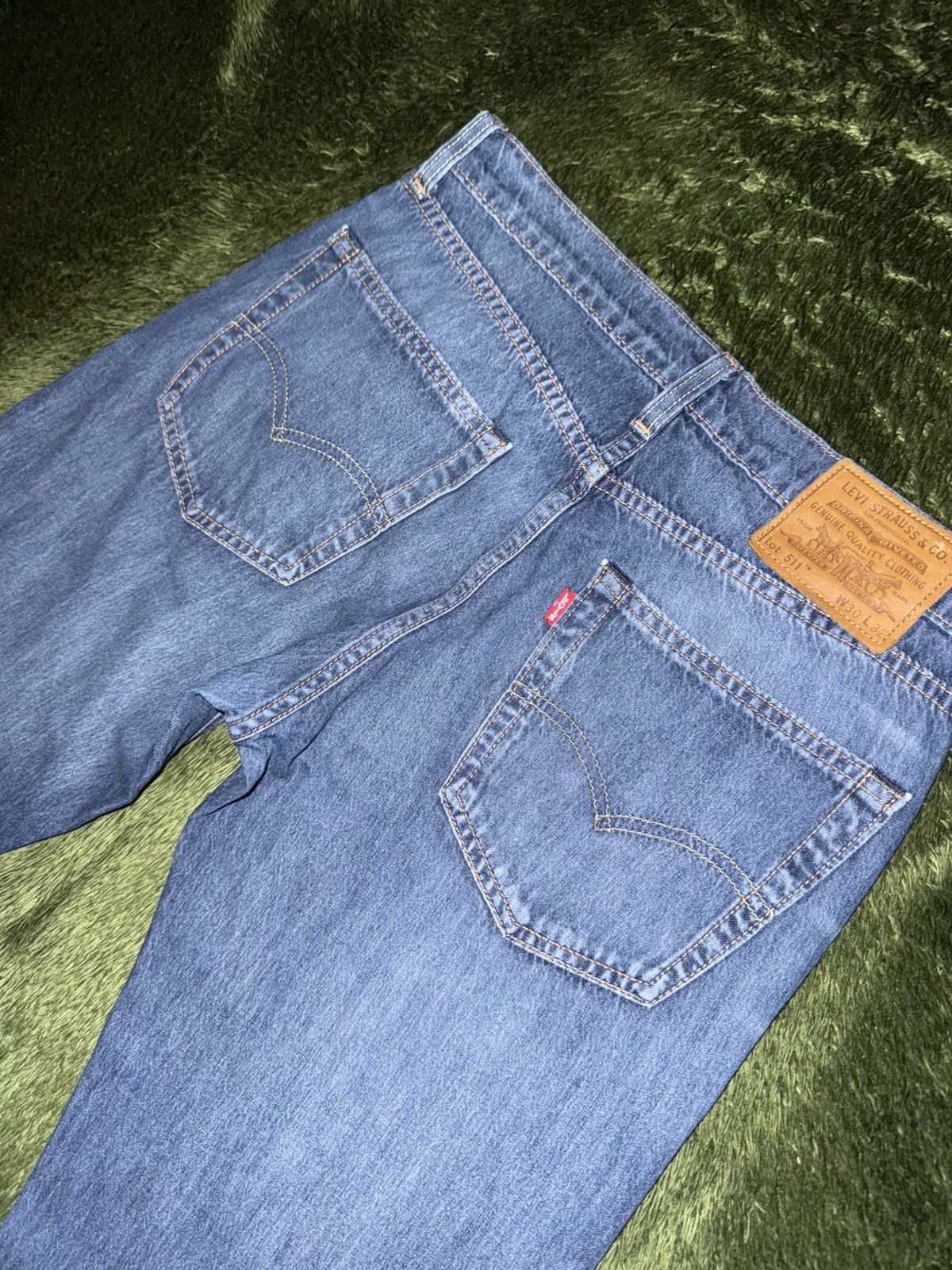 Levi's [W30/L32] Levis 511 premium Big E performance denim pants Size US 30 / EU 46 - 8 Thumbnail