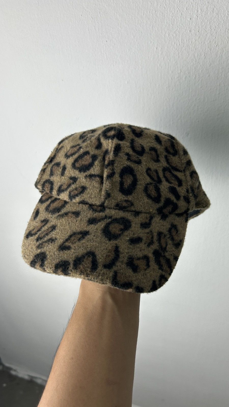 Japanese Brand × Vintage 1990s Big Leopard Print Cap Size ONE SIZE - 7 Thumbnail