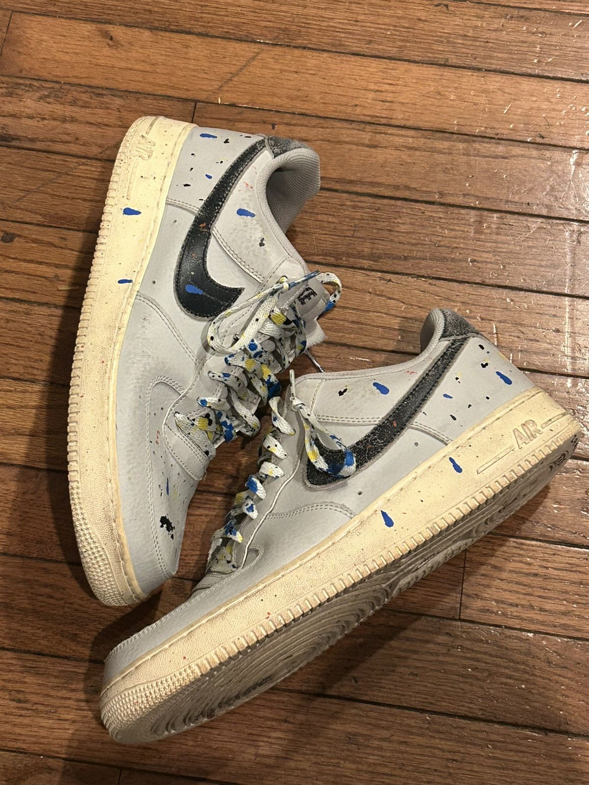 Nike Nike Air Force 1 Low Paint Splatter Size US 13 / EU 46 - 3 Thumbnail