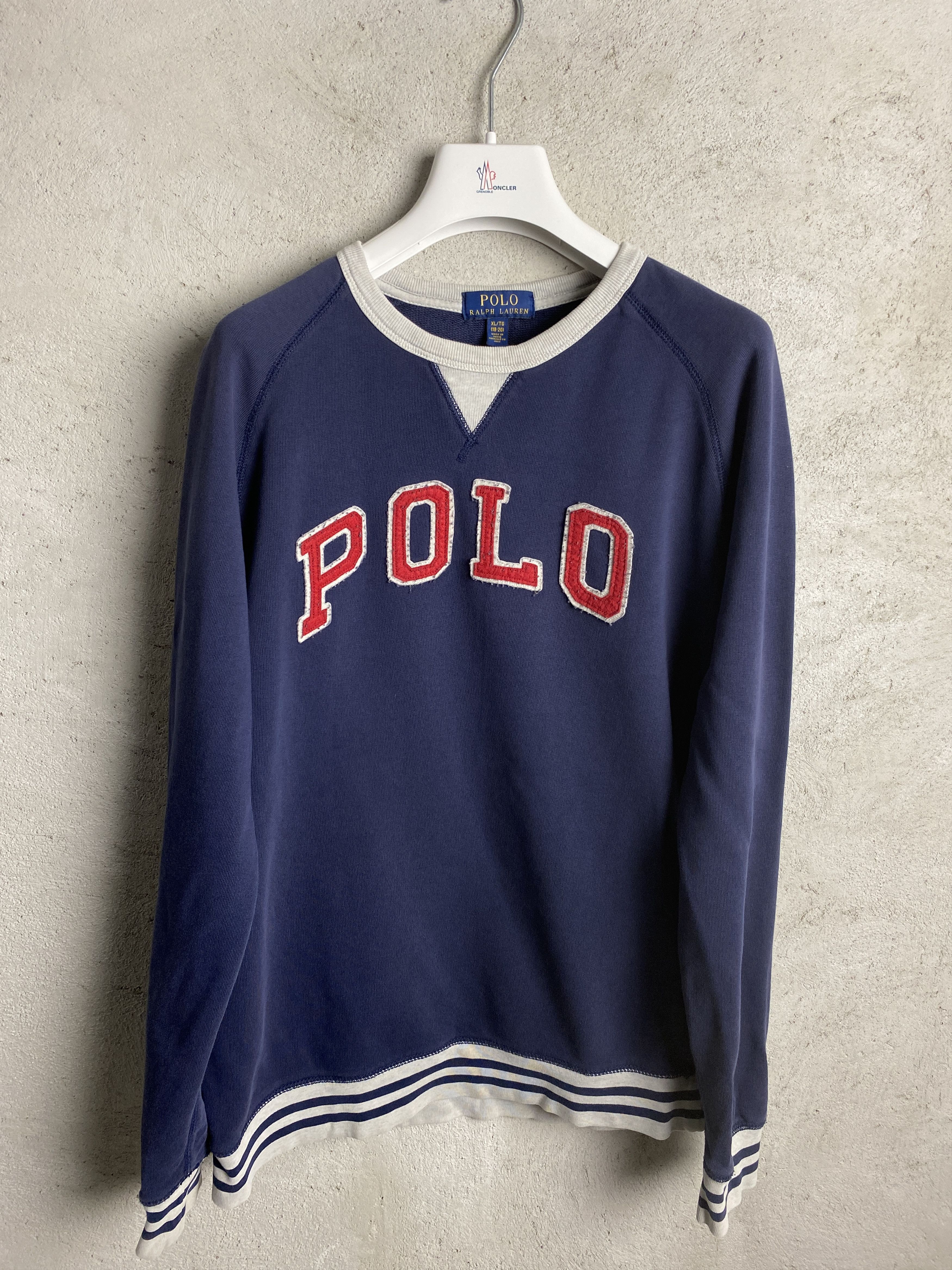 Polo Ralph Lauren Polo Ralph Lauren big logo sweatshirt crewneck Size US S / EU 44-46 / 1 - 1 Thumbnail