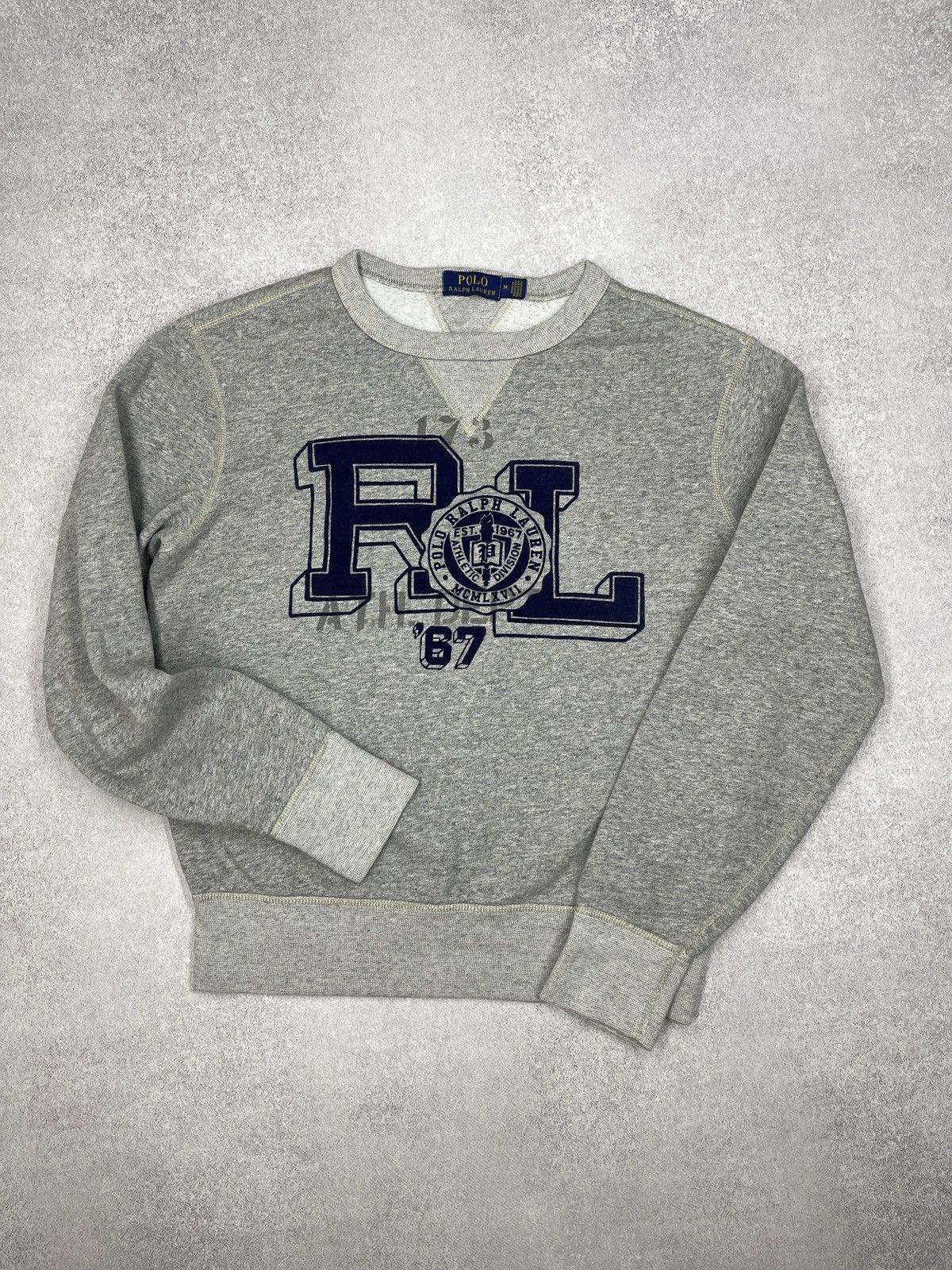 Polo Ralph Lauren Polo Ralph Lauren 67 College Varsity Sweatshirt Big Logo Size US M / EU 48-50 / 2 - 2 Thumbnail