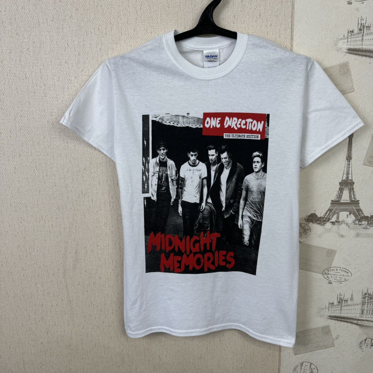Other One Direction T shirt Midnight Memories Rock sz S White Size US XL / EU 56 / 4 - 3 Thumbnail
