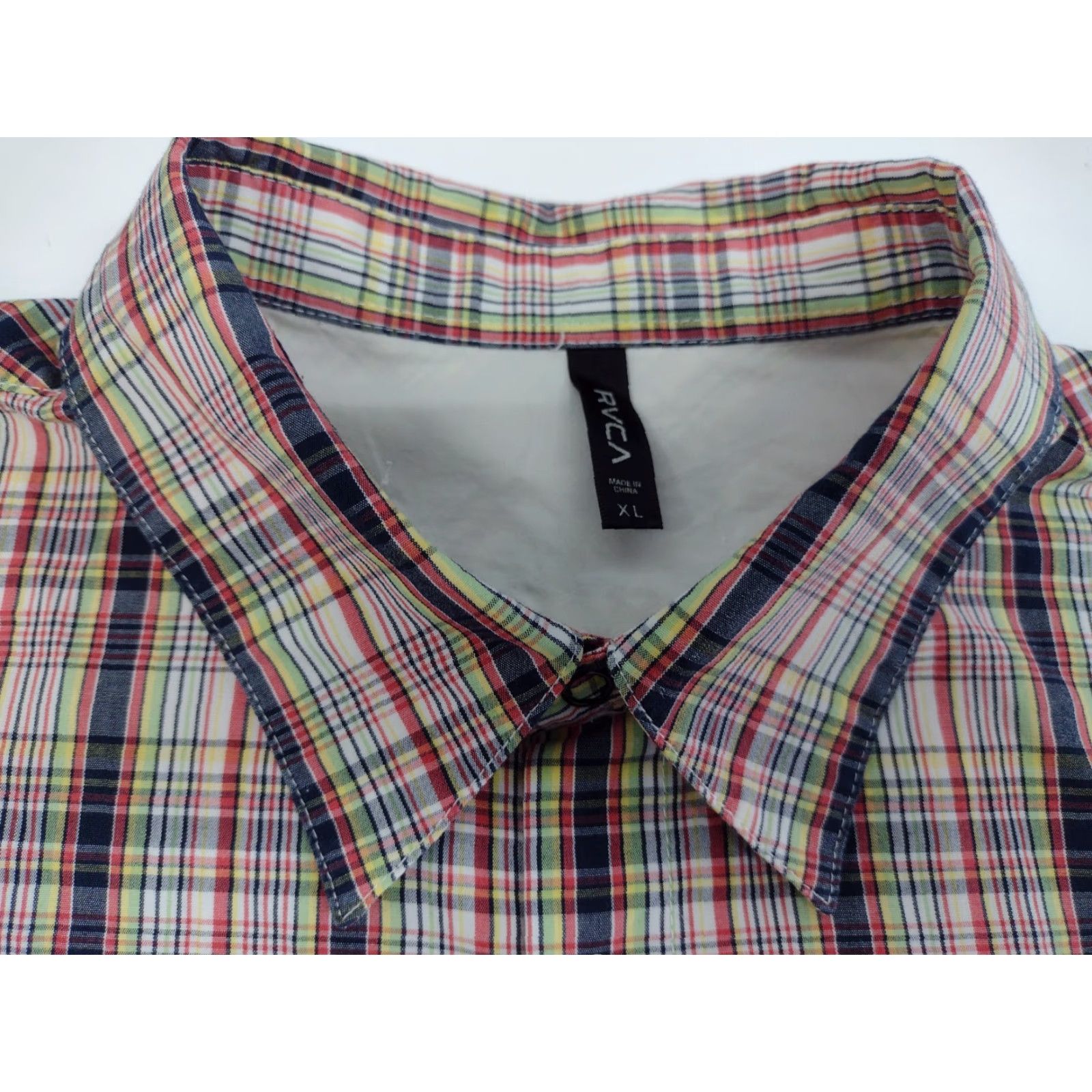 RVCA RVCA Men’s Long Sleeve Snap Button Up Shirt XL Multicolor Plaid Shirt One Word: Button-Up (RVCA) Men’s Shirt Size US XL / EU 56 / 4 - 5 Thumbnail