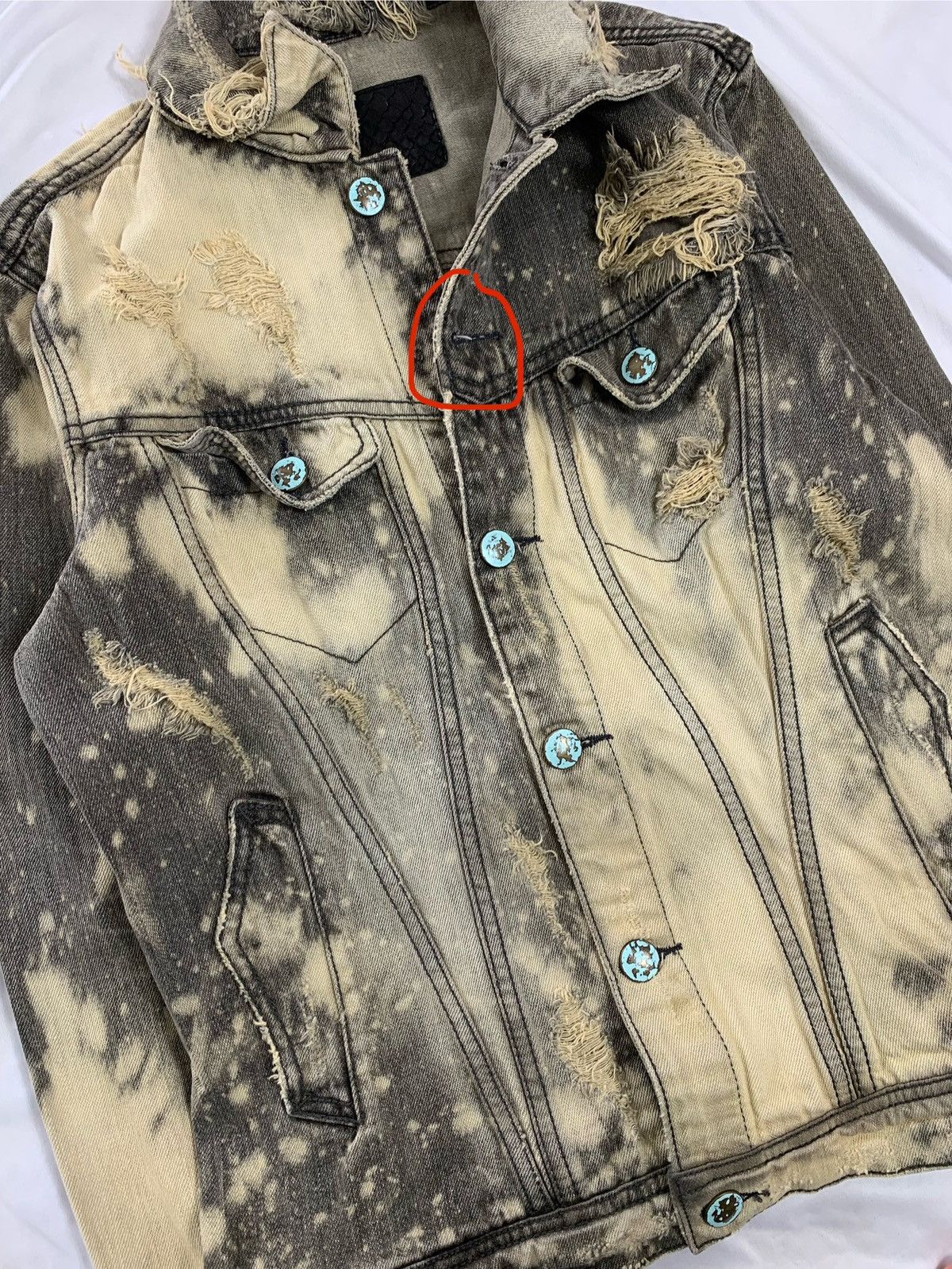 GOA GOA undefined distress jacket vkei style punkgoth archives Size US M / EU 48-50 / 2 - 11 Thumbnail