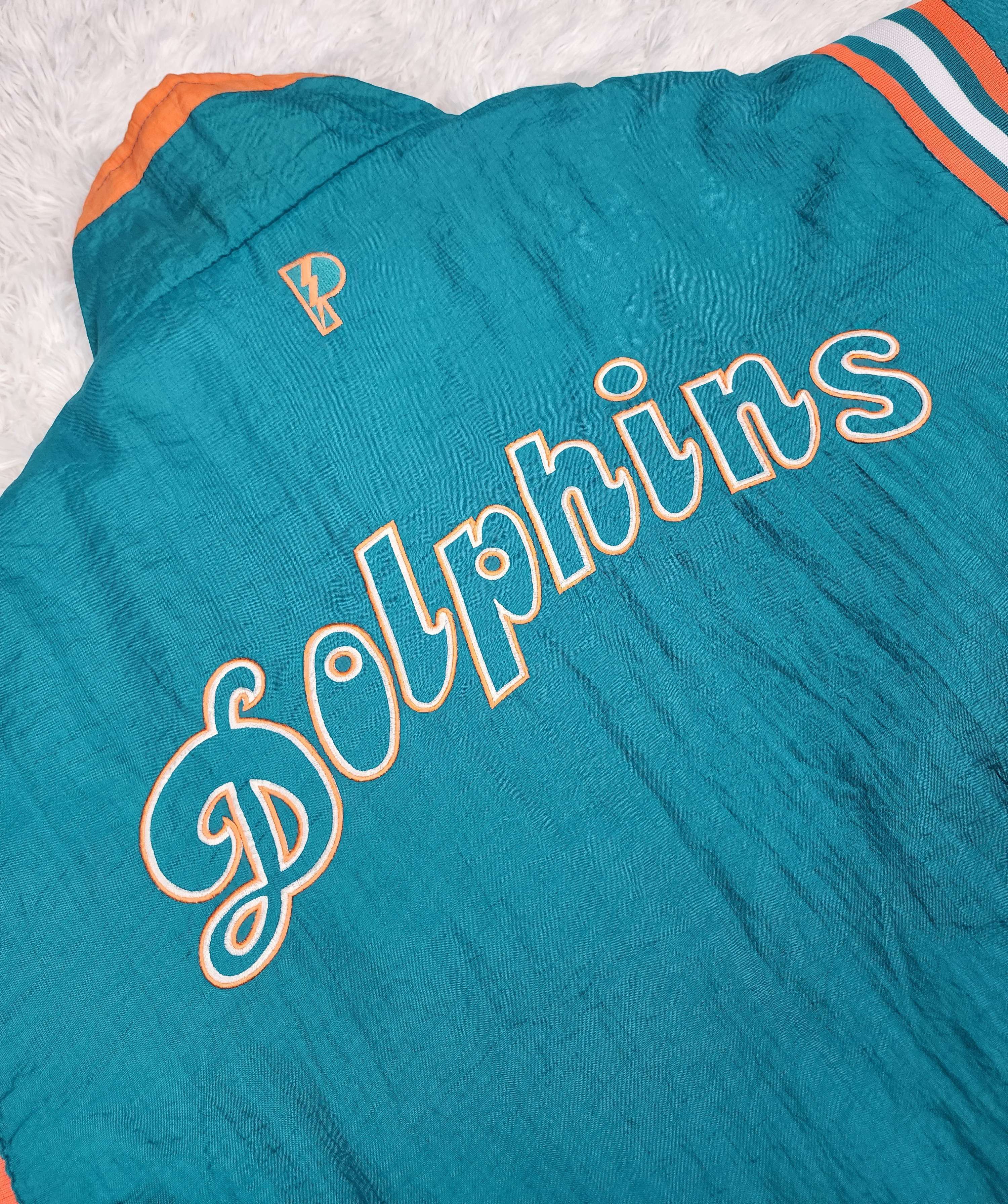 NFL Vintage Pro Player NFL Miami Dolphins reversible jacket Size US L / EU 52-54 / 3 - 5 Thumbnail