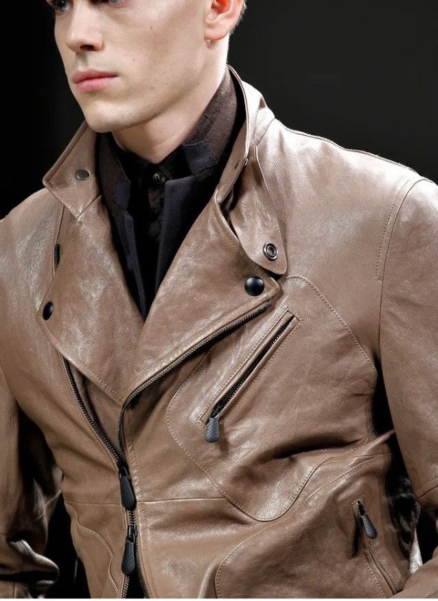Bottega Veneta Bottega Veneta 🇮🇹 x Tomas Maier leather motorcycle jkt 54 NEW Size US L / EU 52-54 / 3 - 4 Thumbnail
