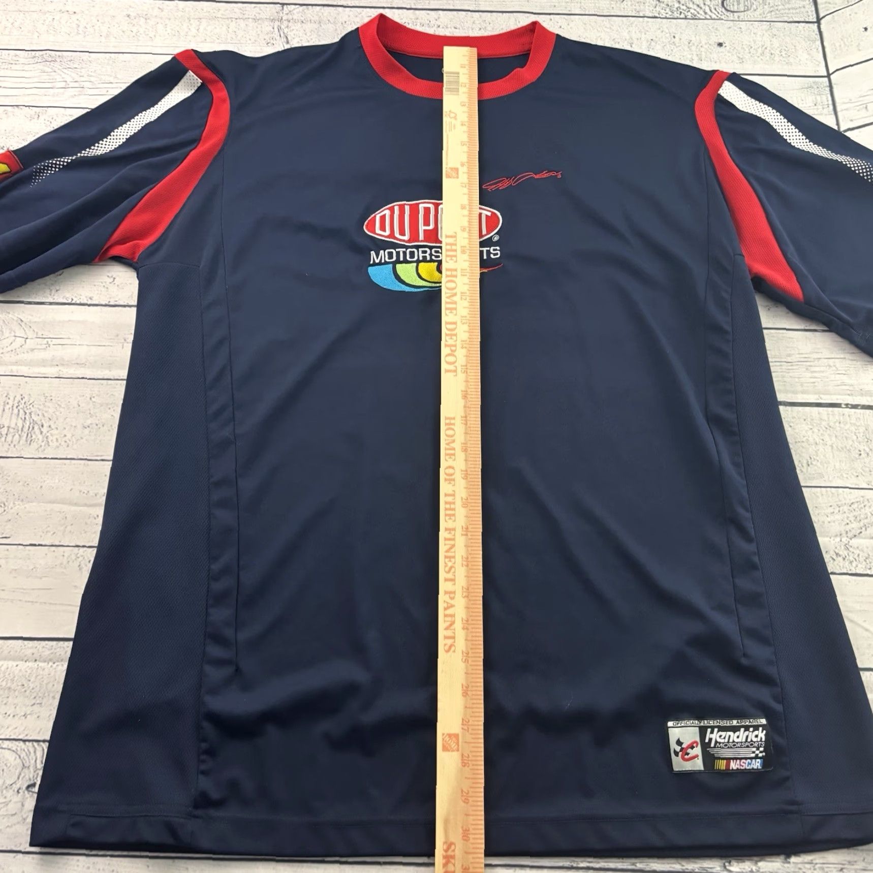Chase Authentics Chase DuPont Jeff Gordon Short Sleeve Shirt Men's XL Blue Red Size US XL / EU 56 / 4 - 4 Thumbnail