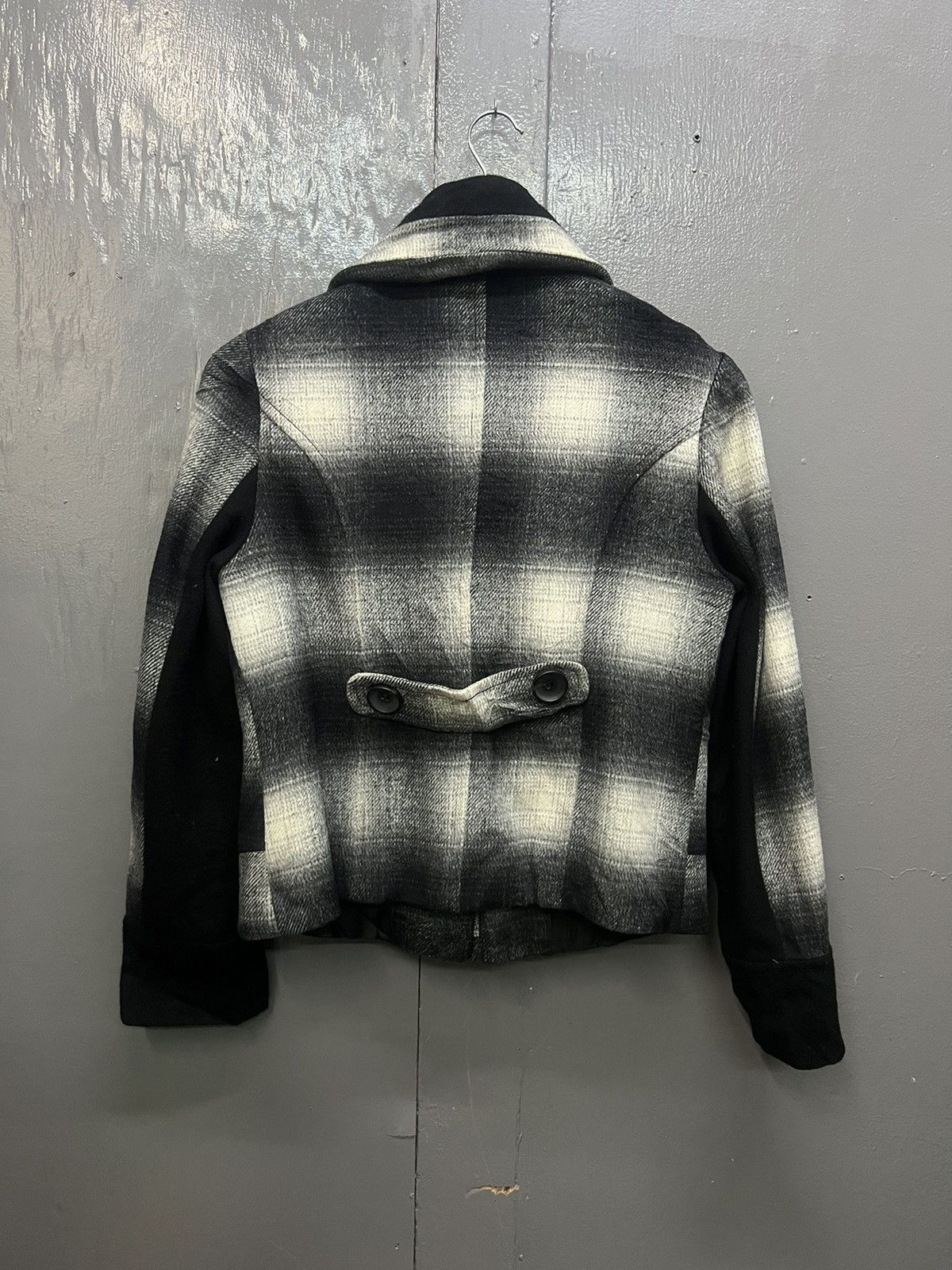 Japanese Brand Douodo Plaid Wool Jacket Size S / US 4 / IT 40 - 4 Thumbnail