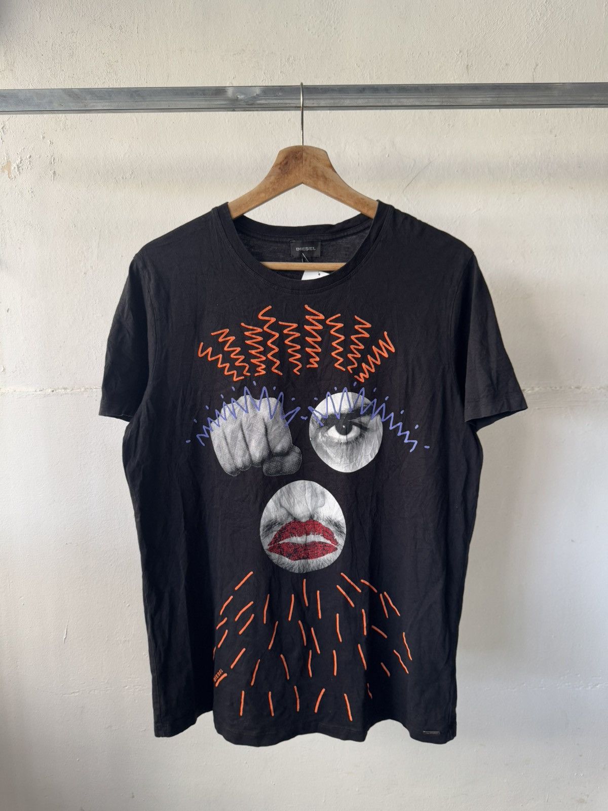 If Six Was Nine 2000s diesel x dario cortese face shirt Size US S / EU 44-46 / 1 - 1 Thumbnail