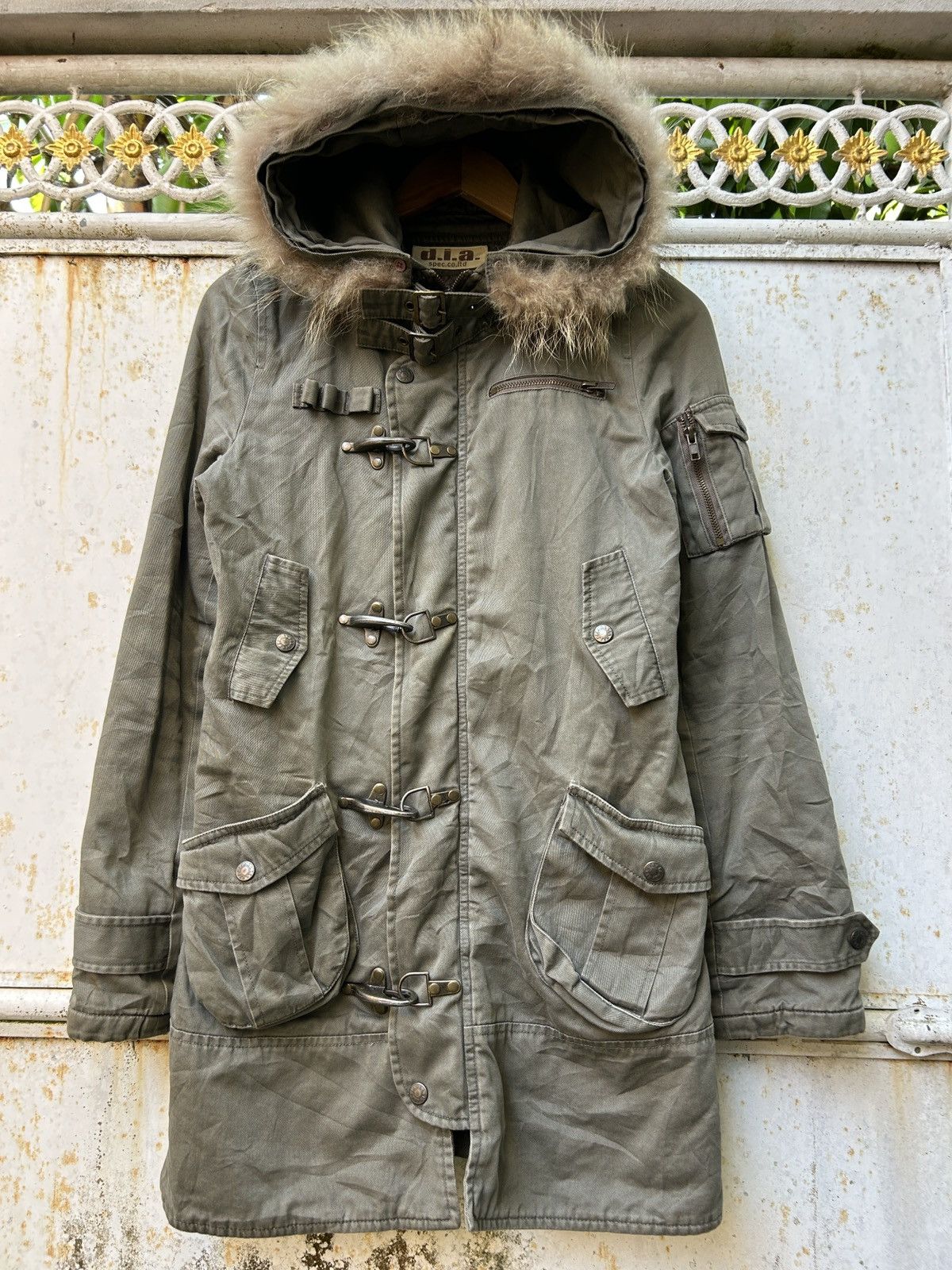 Vintage Y2k D.I.A Parka Fur Jacket ifsixwasnine Lgb Style