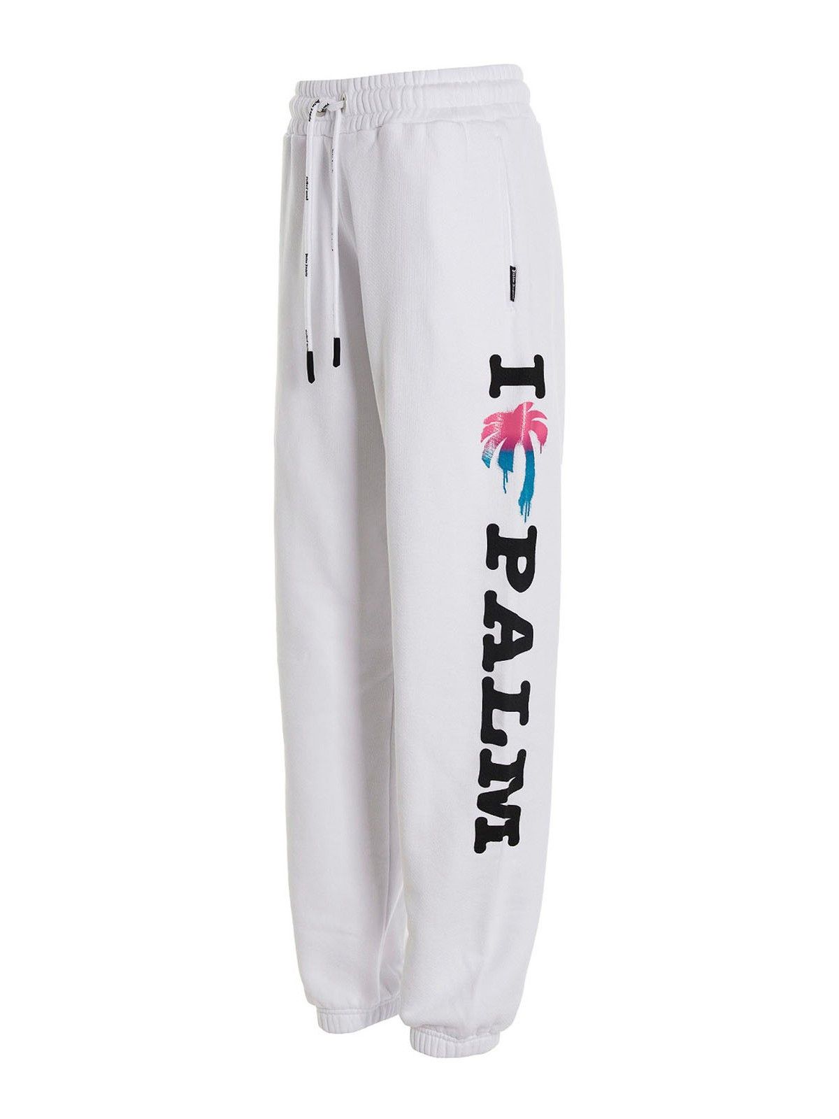 Palm Angels o1gr1nt0425 I Love Pa Sweatpant in White Size 28" / US 6 / IT 42 - 3 Thumbnail
