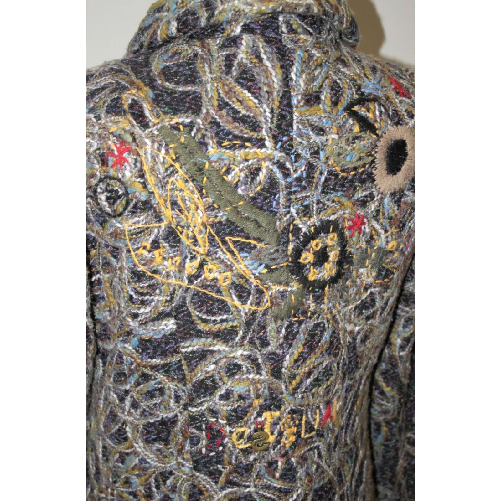 Desigual Desigual womens jacket coat Size 44 Multicoloured Size M / US 6-8 / IT 42-44 - 6 Thumbnail