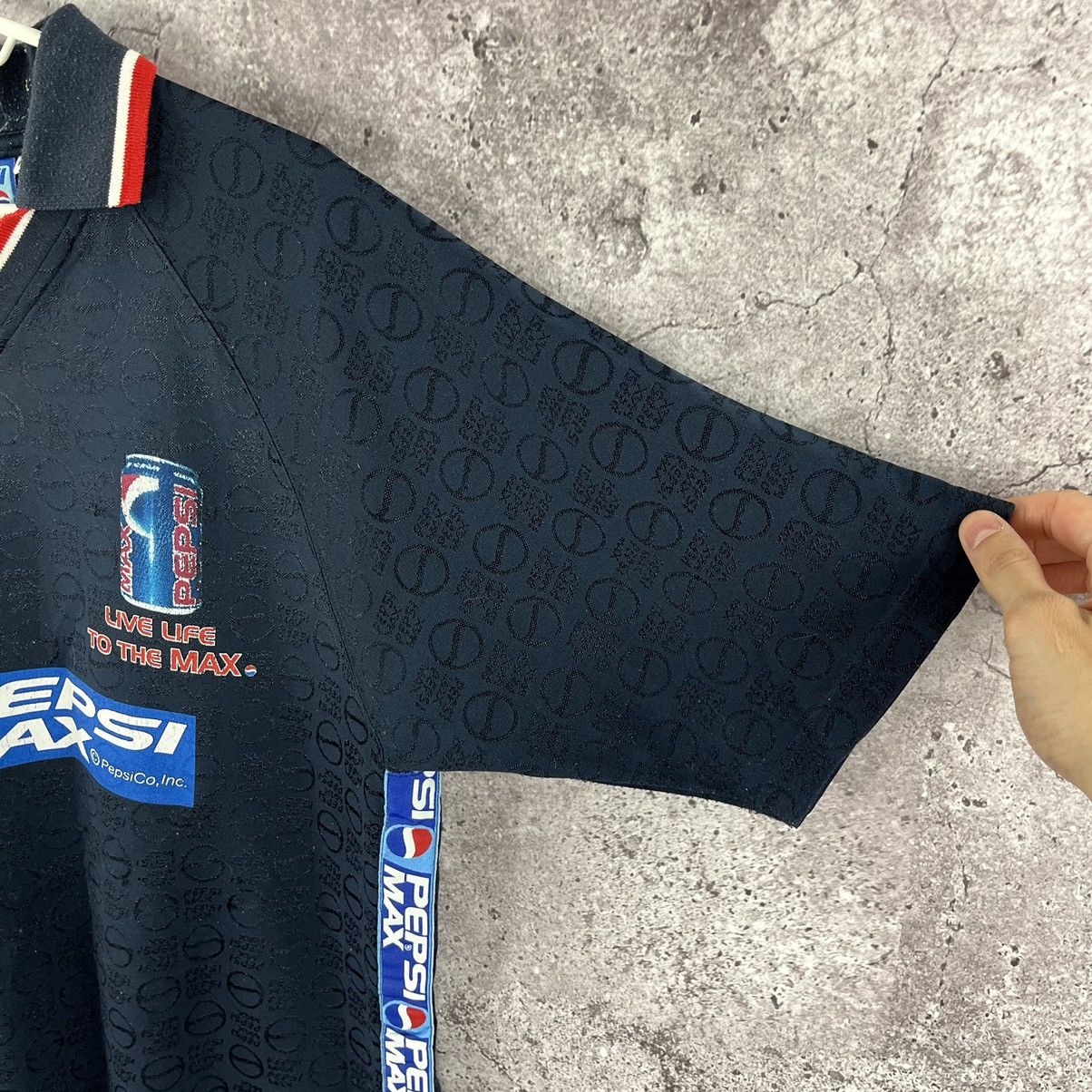 Pepsi × Vintage Vintage 90’s Pepsi Co Max Polo Jersey Size Small S Size US S / EU 44-46 / 1 - 6 Thumbnail