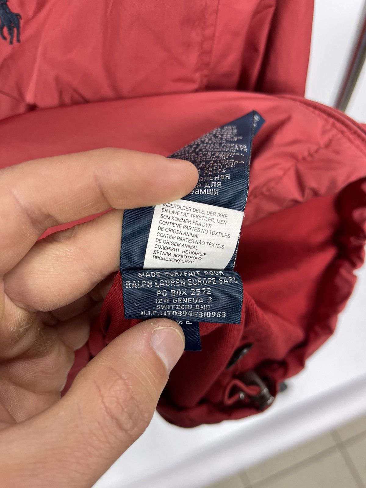 Polo Ralph Lauren Polo Ralph Lauren Men's Windbreaker Jacket Full Zip Size S Size US S / EU 44-46 / 1 - 11 Thumbnail