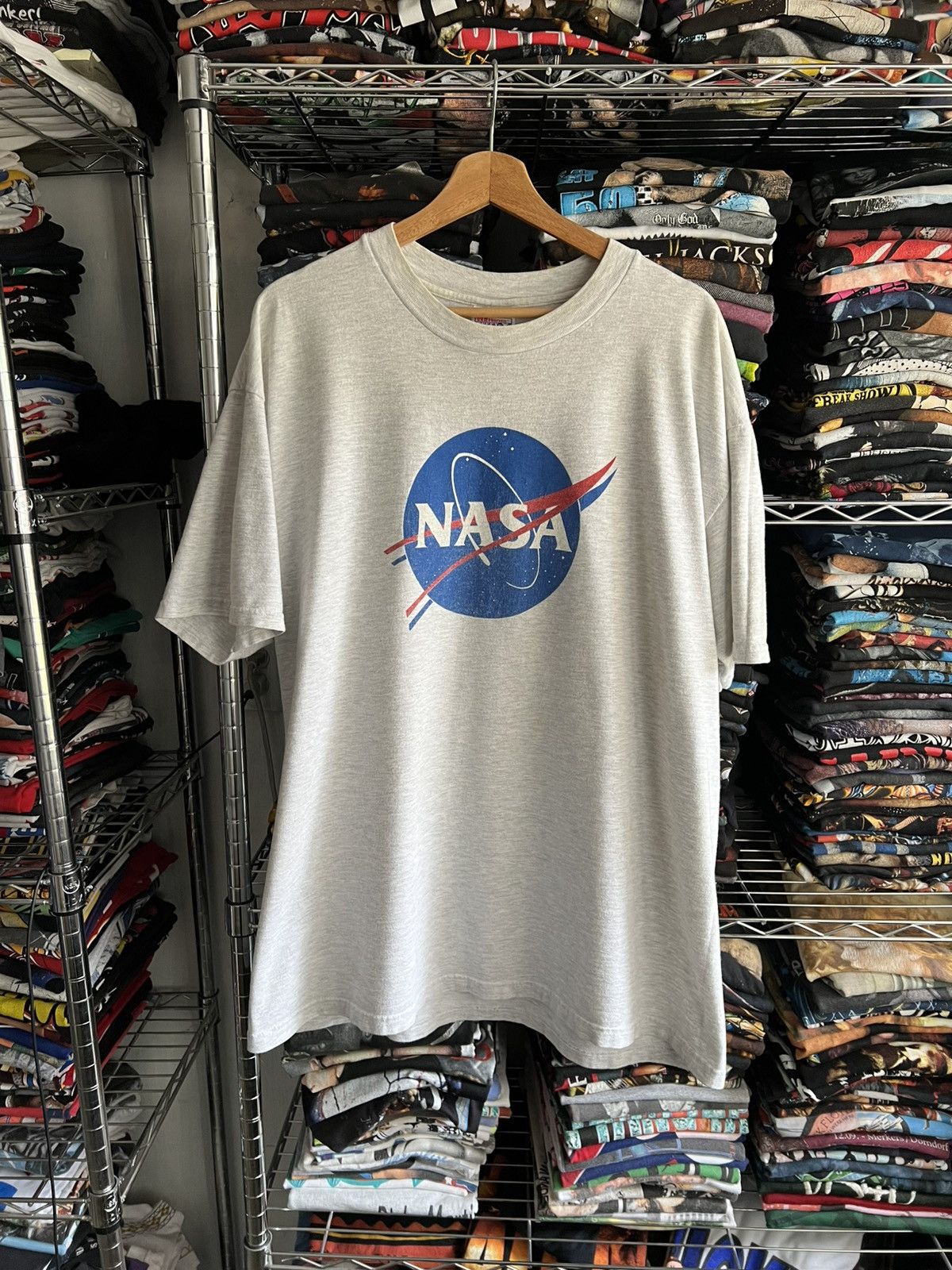 Hanes 2000 NASA STAR Student Involvement Program Logo Tee Size US XL / EU 56 / 4 - 1 Thumbnail