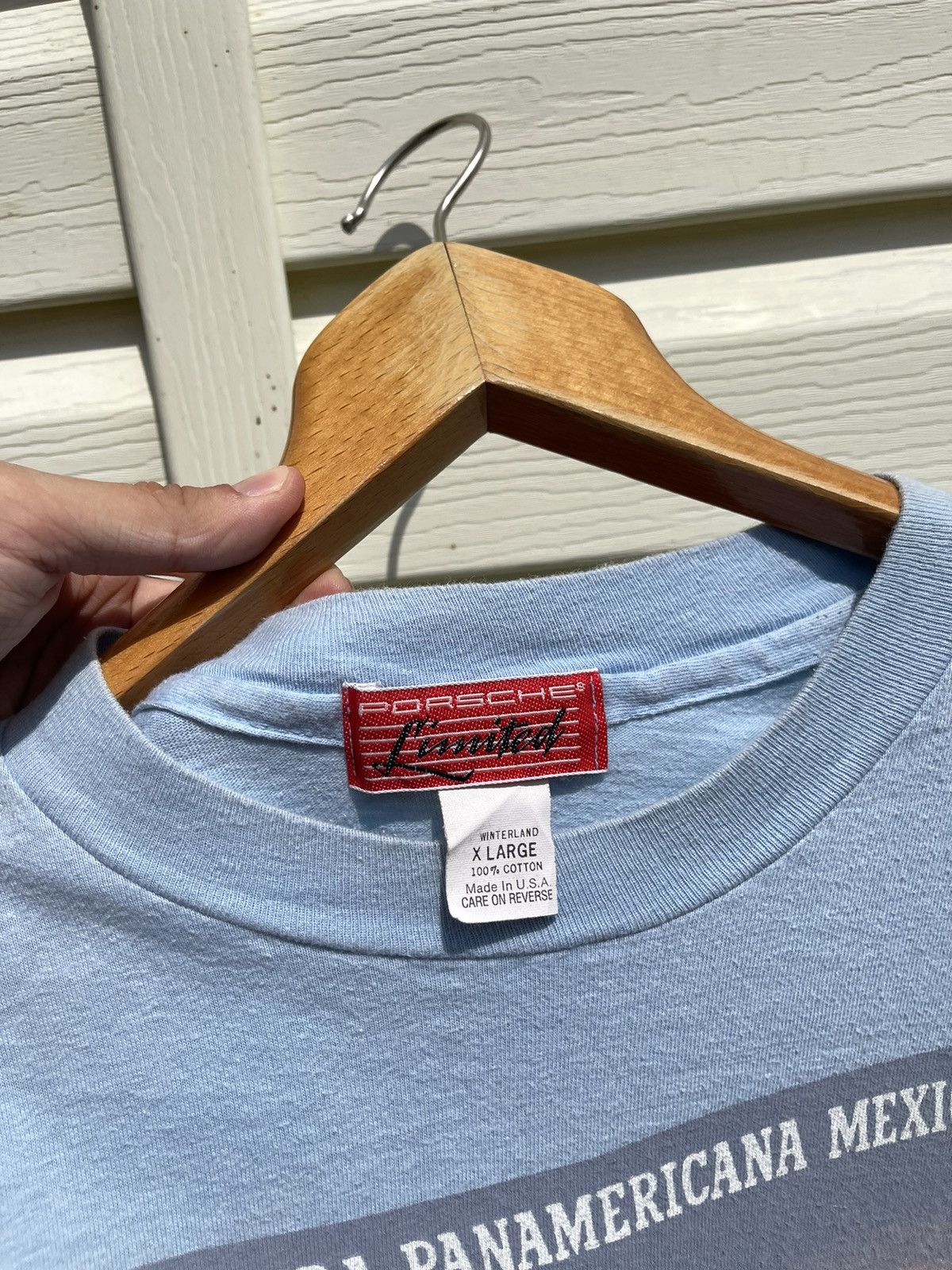Porsche Design 90s Porsche Carrera Panamericana Mexico Double Victory Tee Size US XL / EU 56 / 4 - 13 Thumbnail