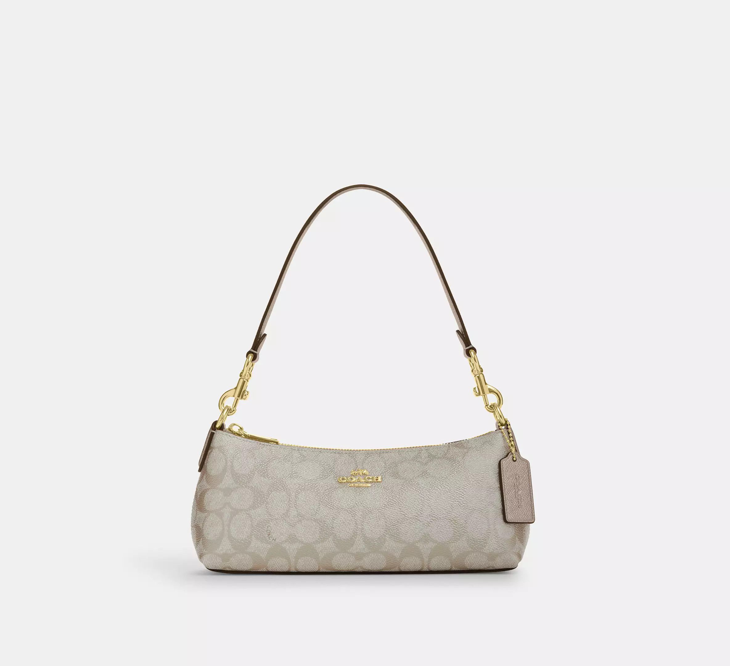 Coach Charlotte Shoulder Bag In Signature Canvas CX580 Size ONE SIZE - 8 Thumbnail