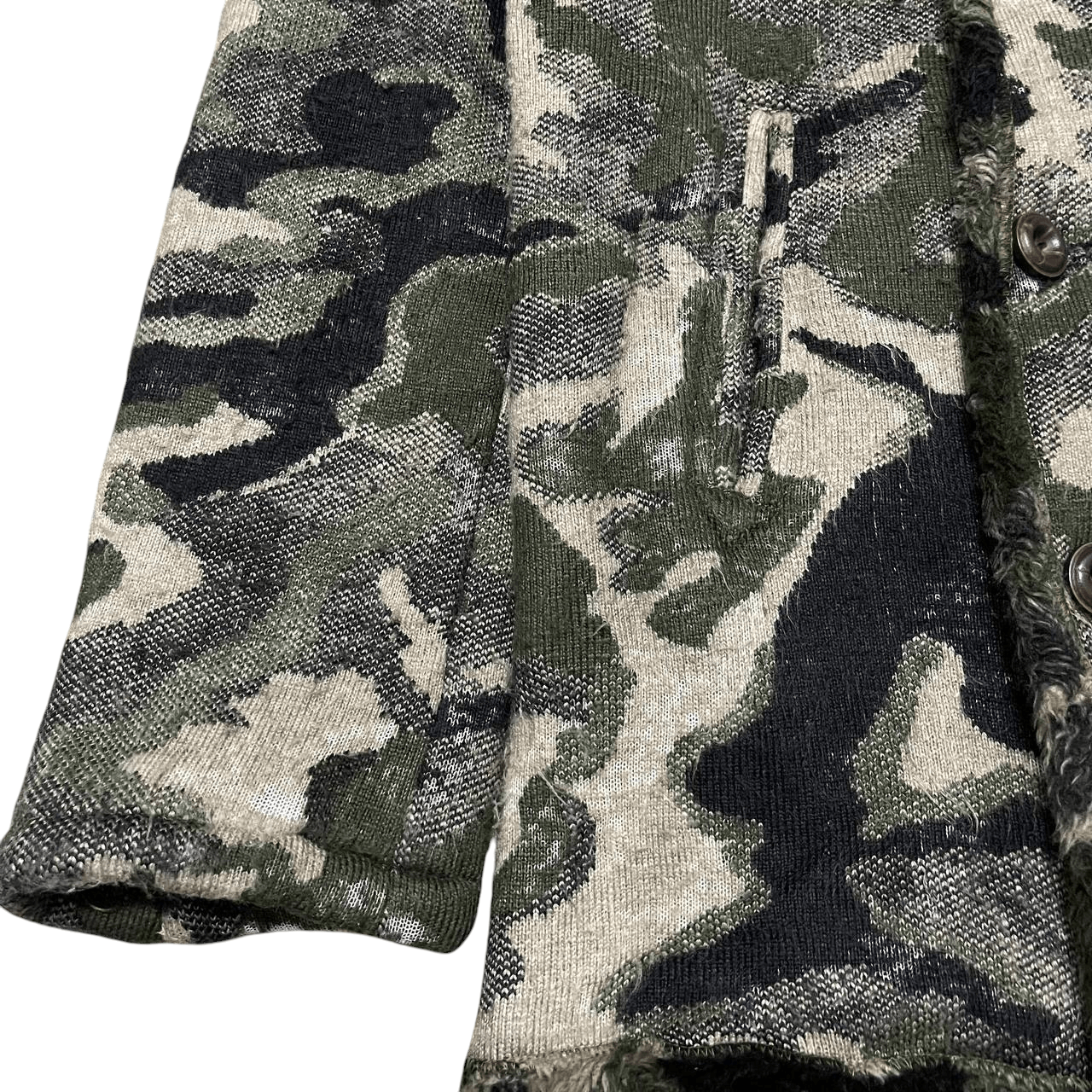 Japanese Brand Vintage Swing Time Camo 100% Acrylic Coat Japan Made Size US M / EU 48-50 / 2 - 5 Thumbnail