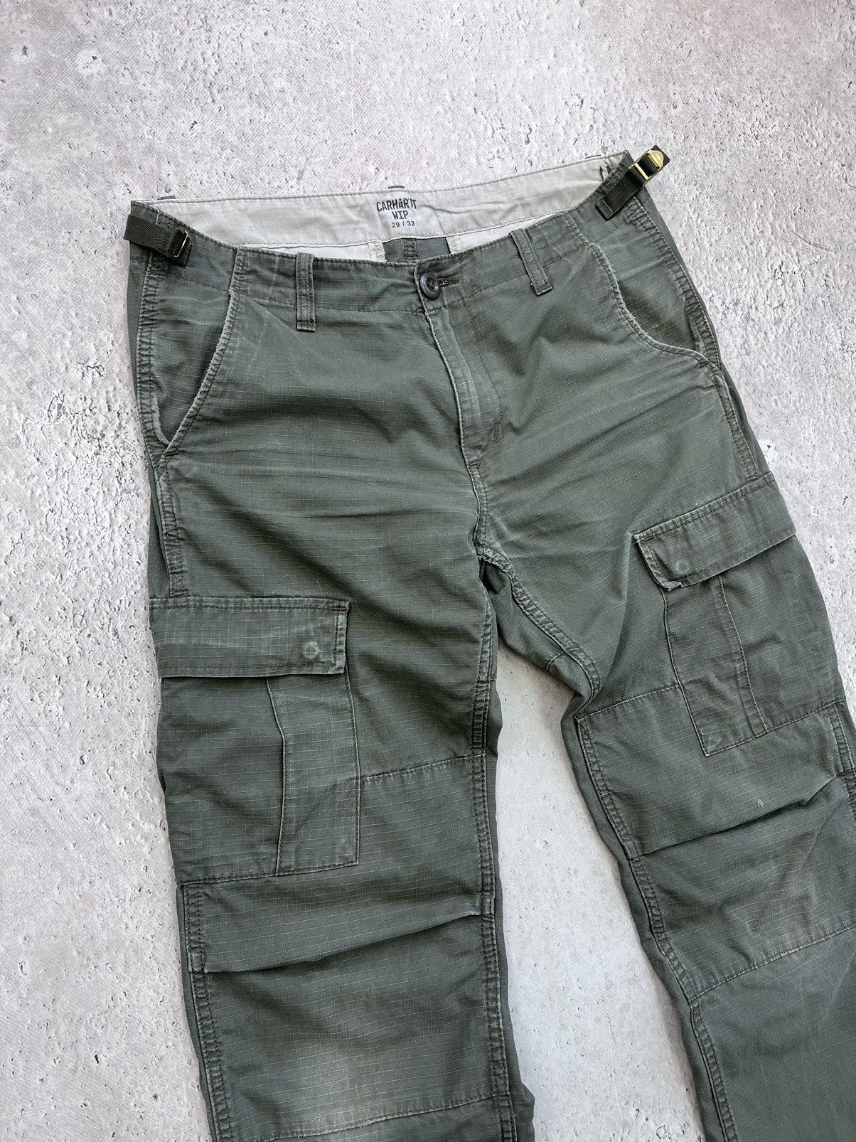 Carhartt × Vintage Vintage Carhartt cargo pants Washed distressed Y2K Size US 30 / EU 46 - 3 Thumbnail