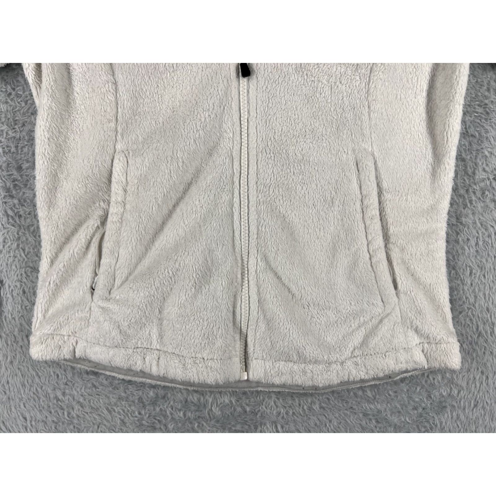 The North Face The North Face Jacket Women XS White Full Zip Mock Neck Poly Fleece Womens Size XS / US 0-2 / IT 36-38 - 5 Thumbnail