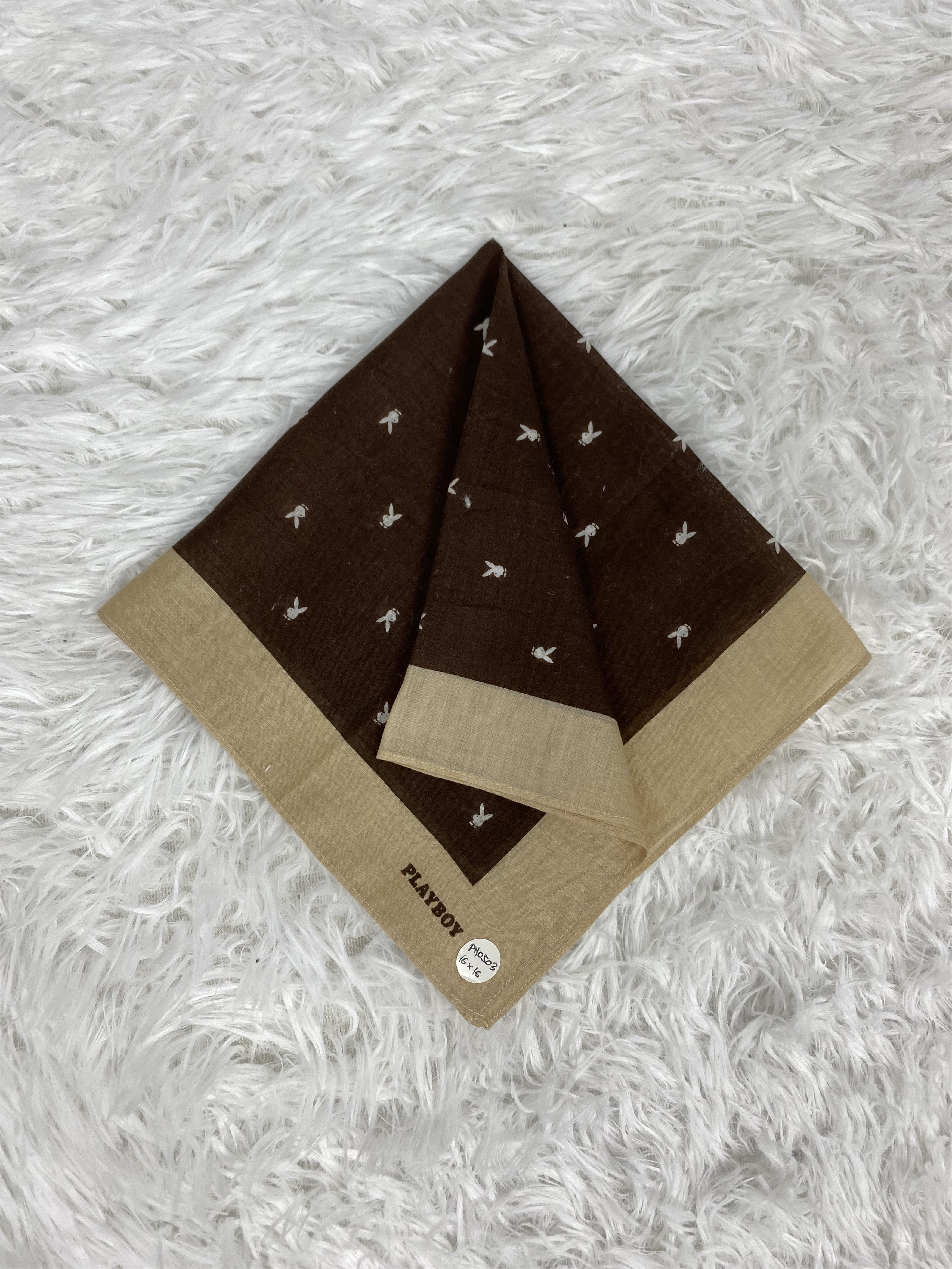 Playboy Vintage Playboy Handkerchief Neckerchief PH0503 Size ONE SIZE - 1 Thumbnail