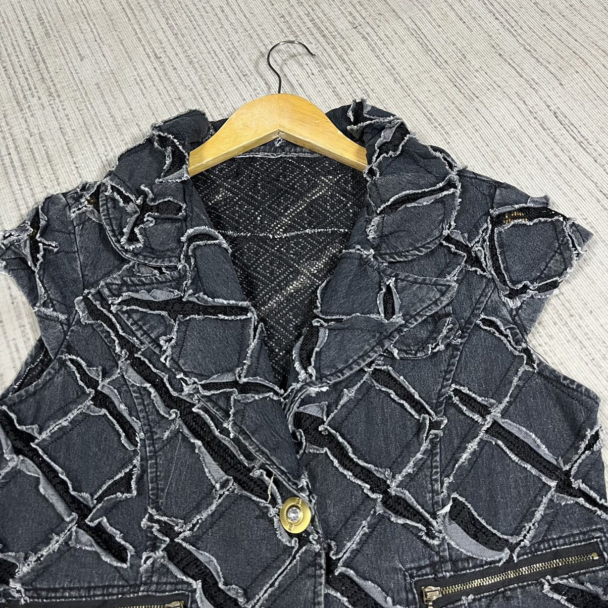 Japanese Brand × Le Grande Bleu (L.G.B.) Japanese Brand patch work vest Size S / US 4 / IT 40 - 3 Thumbnail