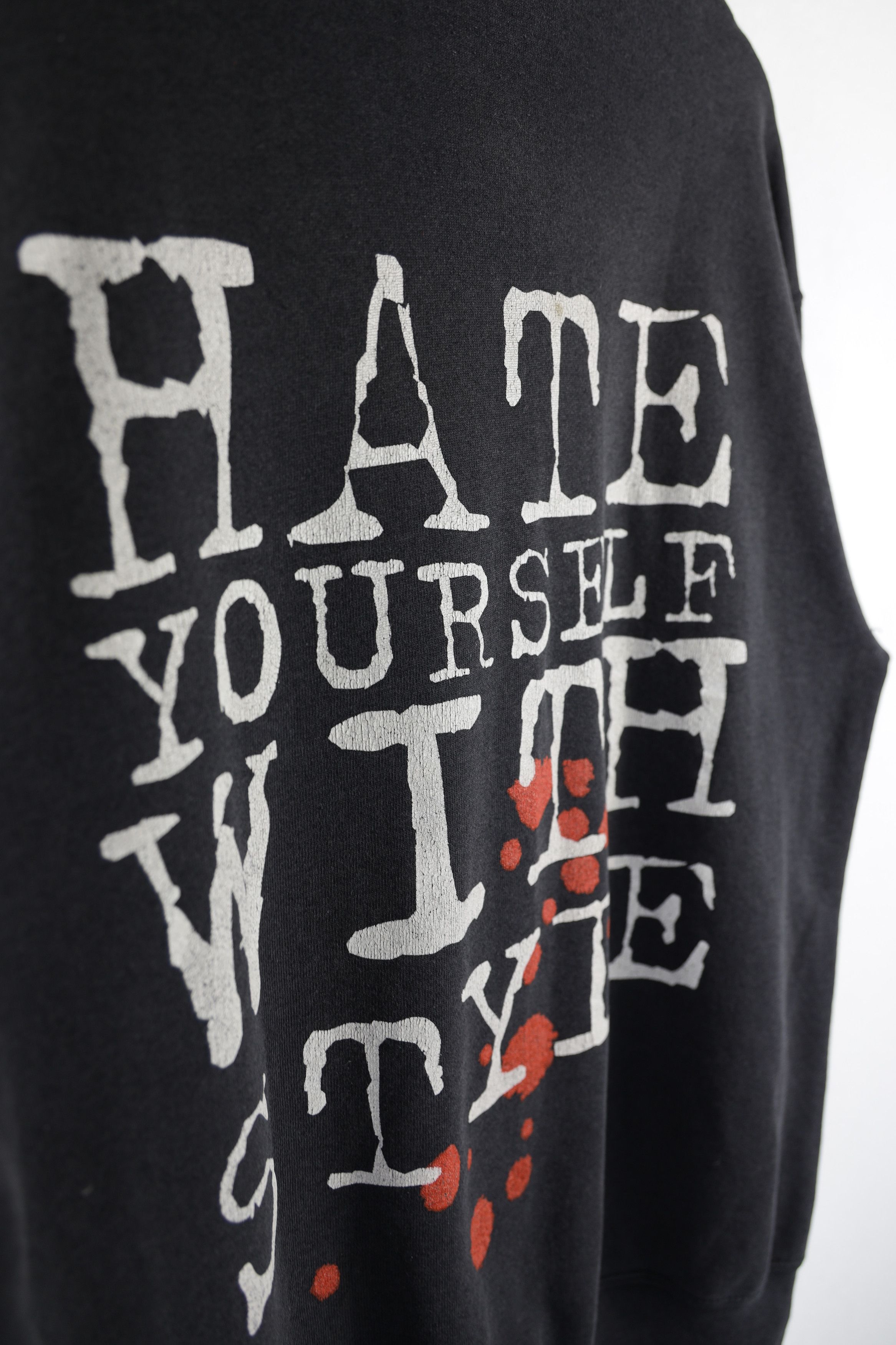 Band Tees Vintage Clawfinger Hate Yourself With Style Print Hoodie 90s Size US M / EU 48-50 / 2 - 14 Thumbnail