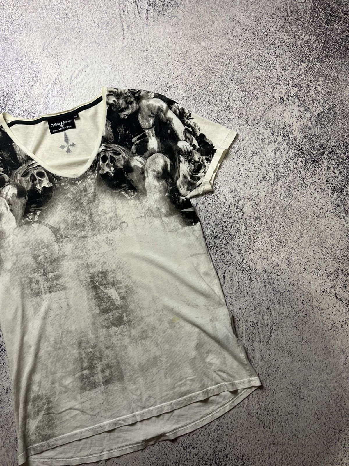 Vintage Vintage Judas Sinned Affliction Style Skeletons Streetwear Size US M / EU 48-50 / 2 - 4 Thumbnail